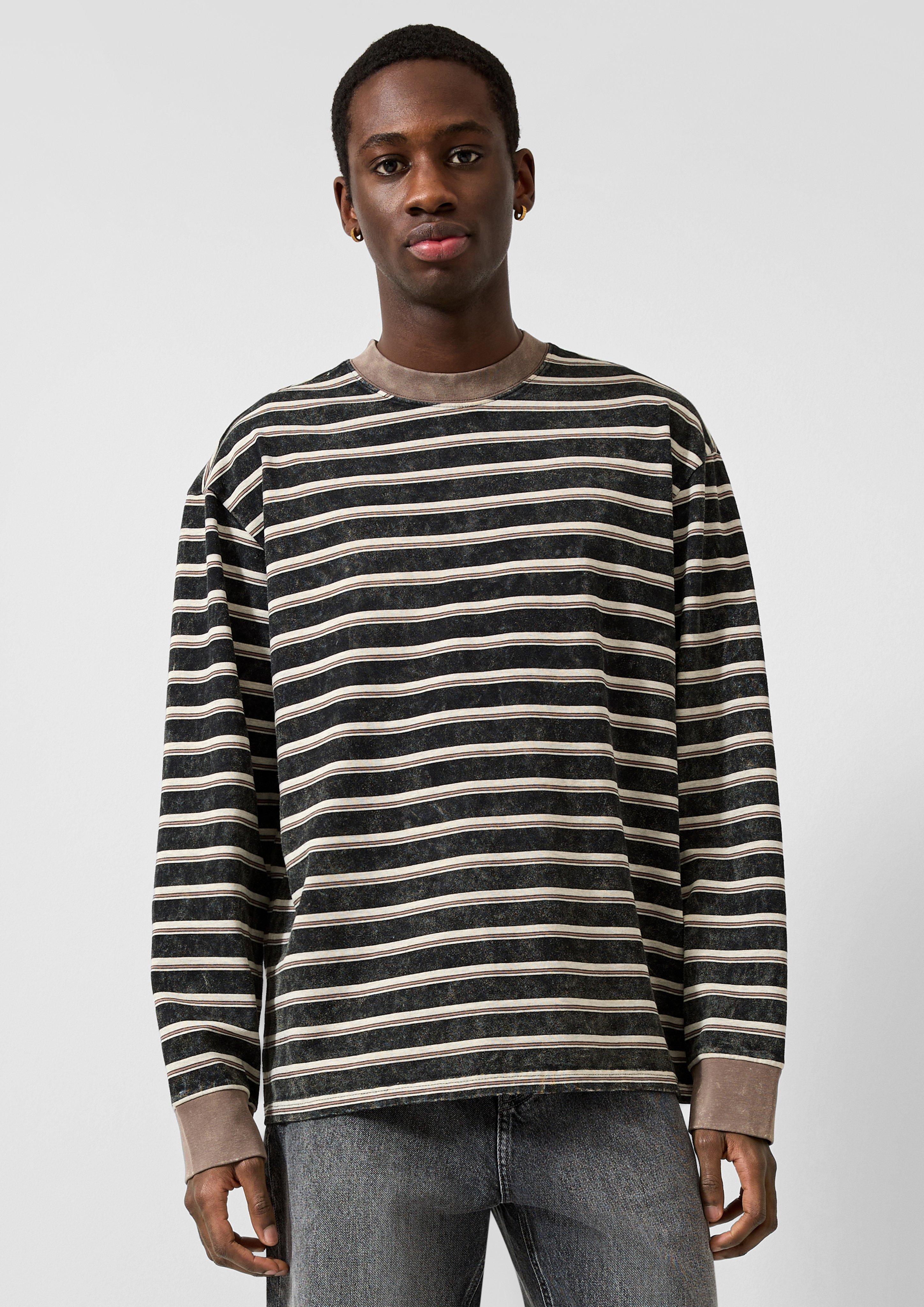 T-Shirt in donkergrijs van QS