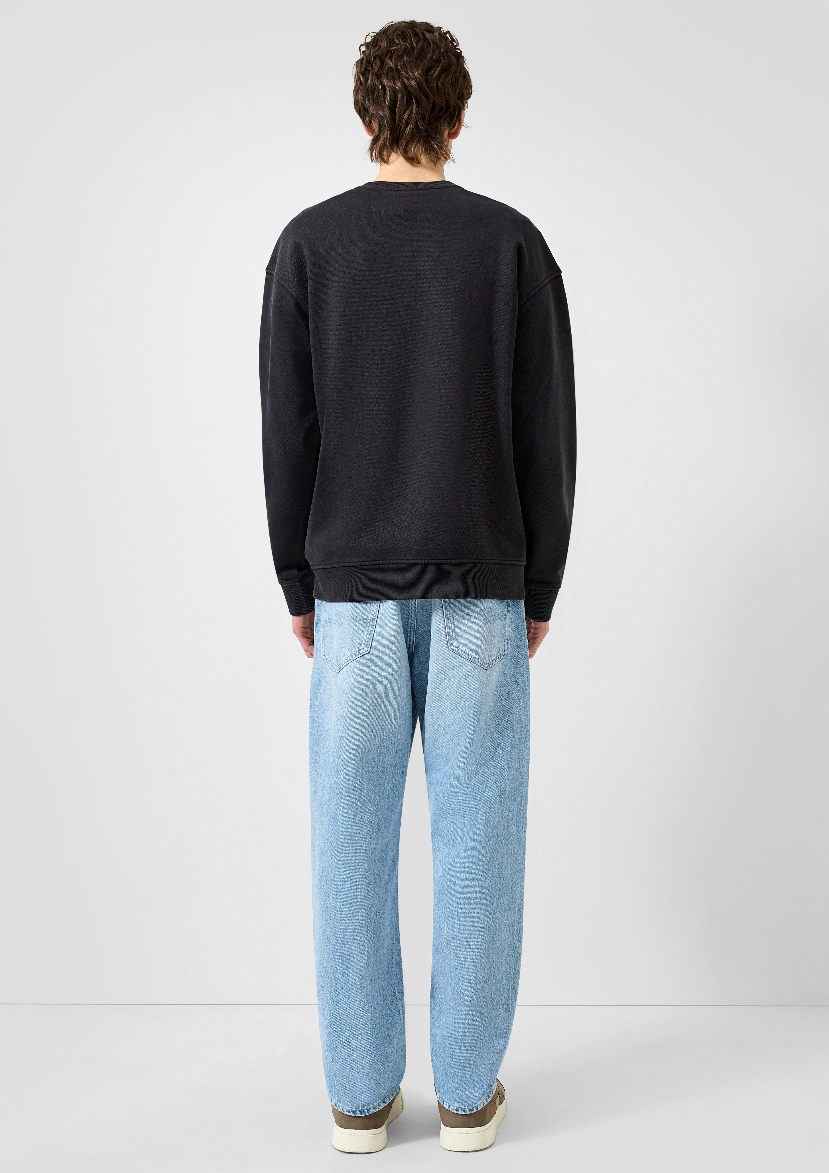 Men Sweatshirt in black by QS