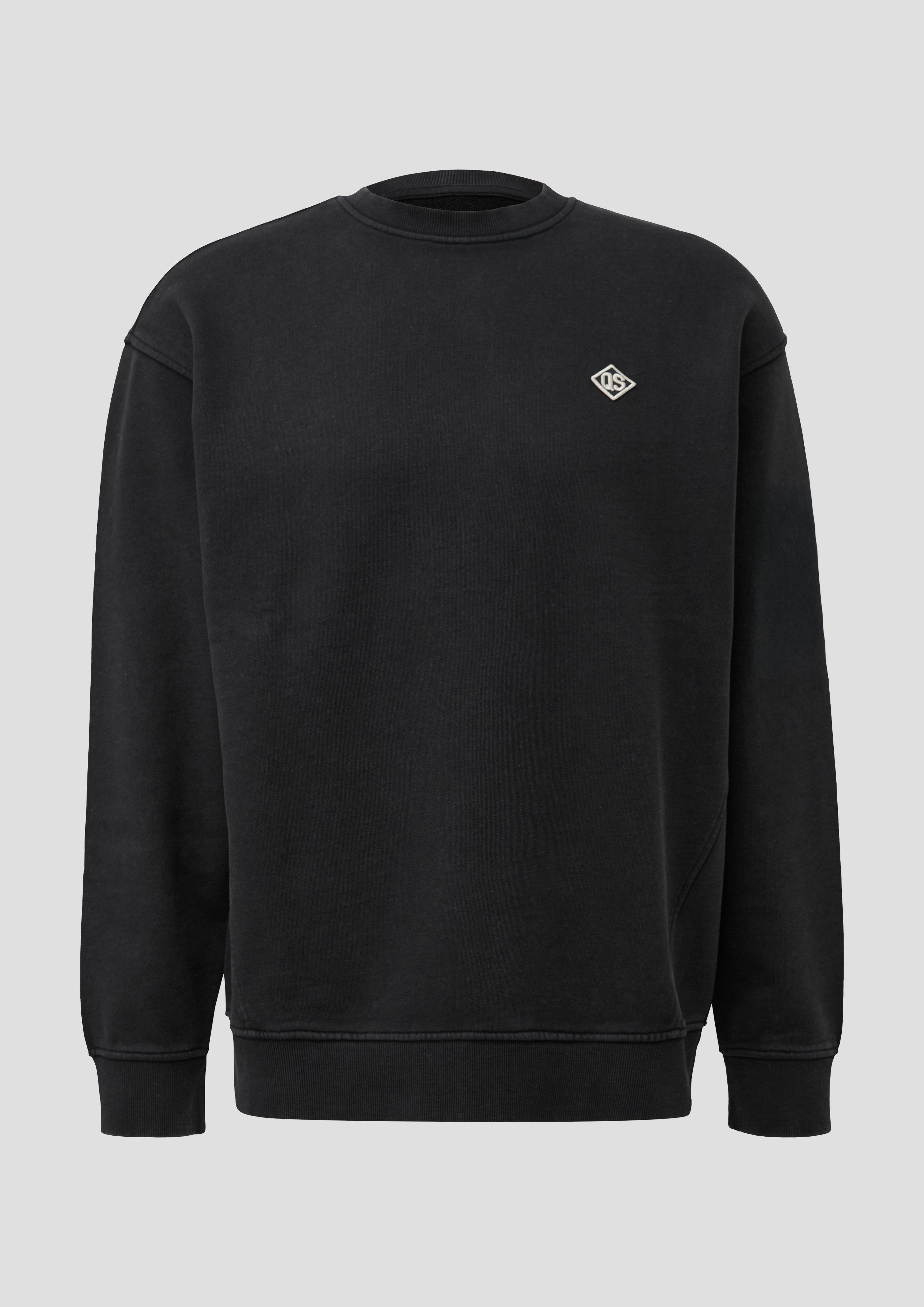Men Sweatshirt in black by QS