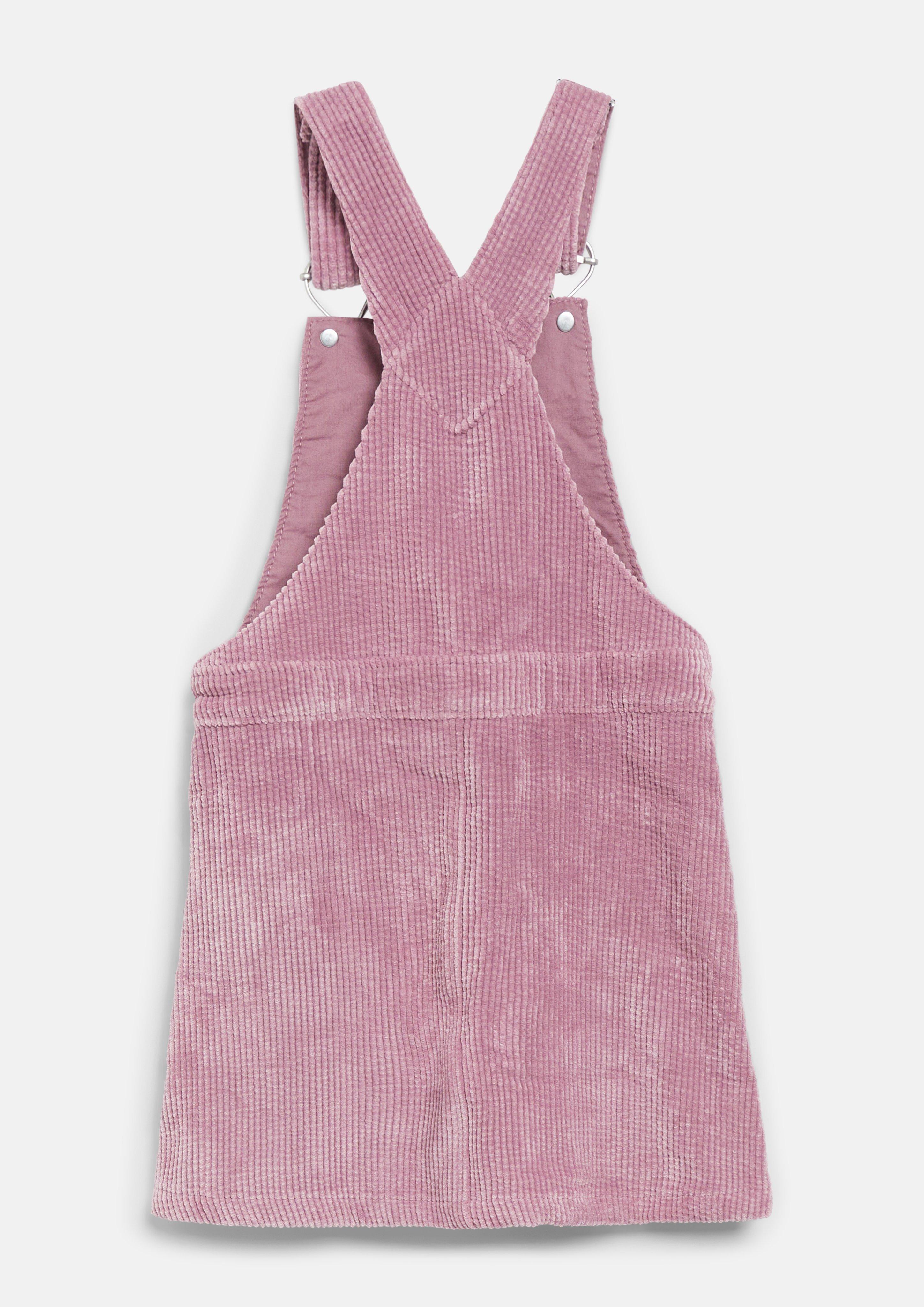 Kinder Cord-Latzrock mit Applikation in pink von s.Oliver