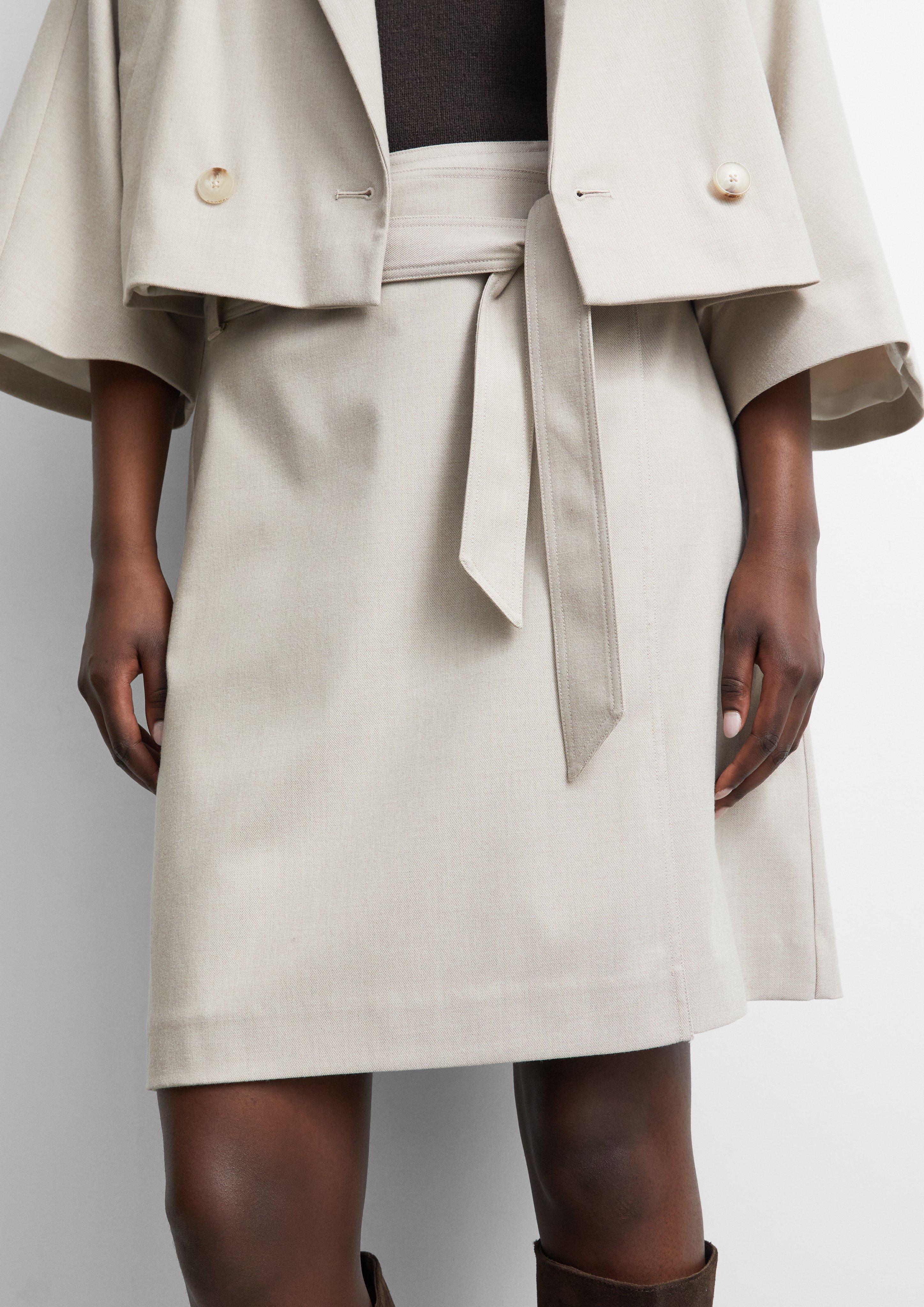 Femmes Jupe en beige de comma