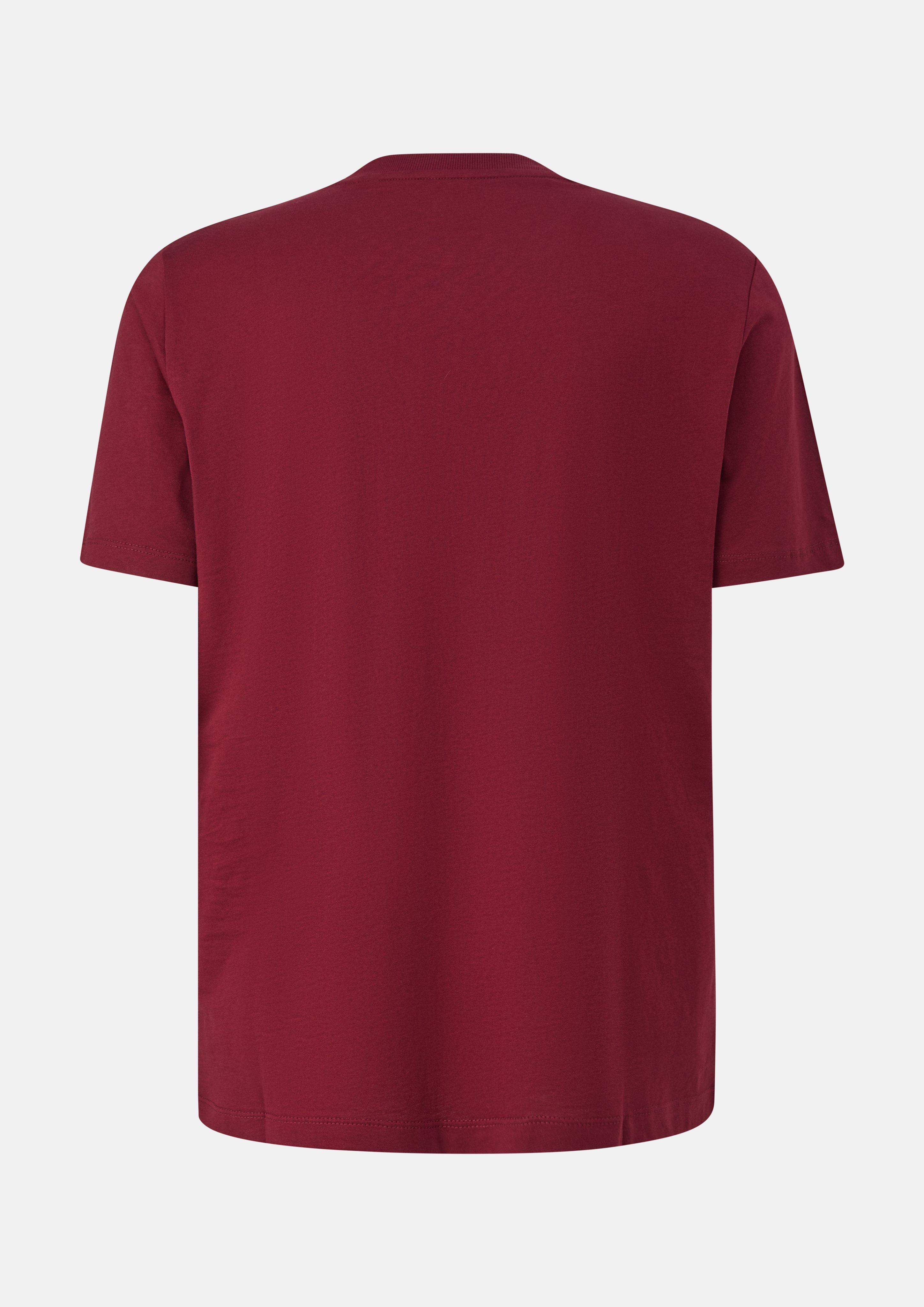 Men T-Shirt in red by s.Oliver
