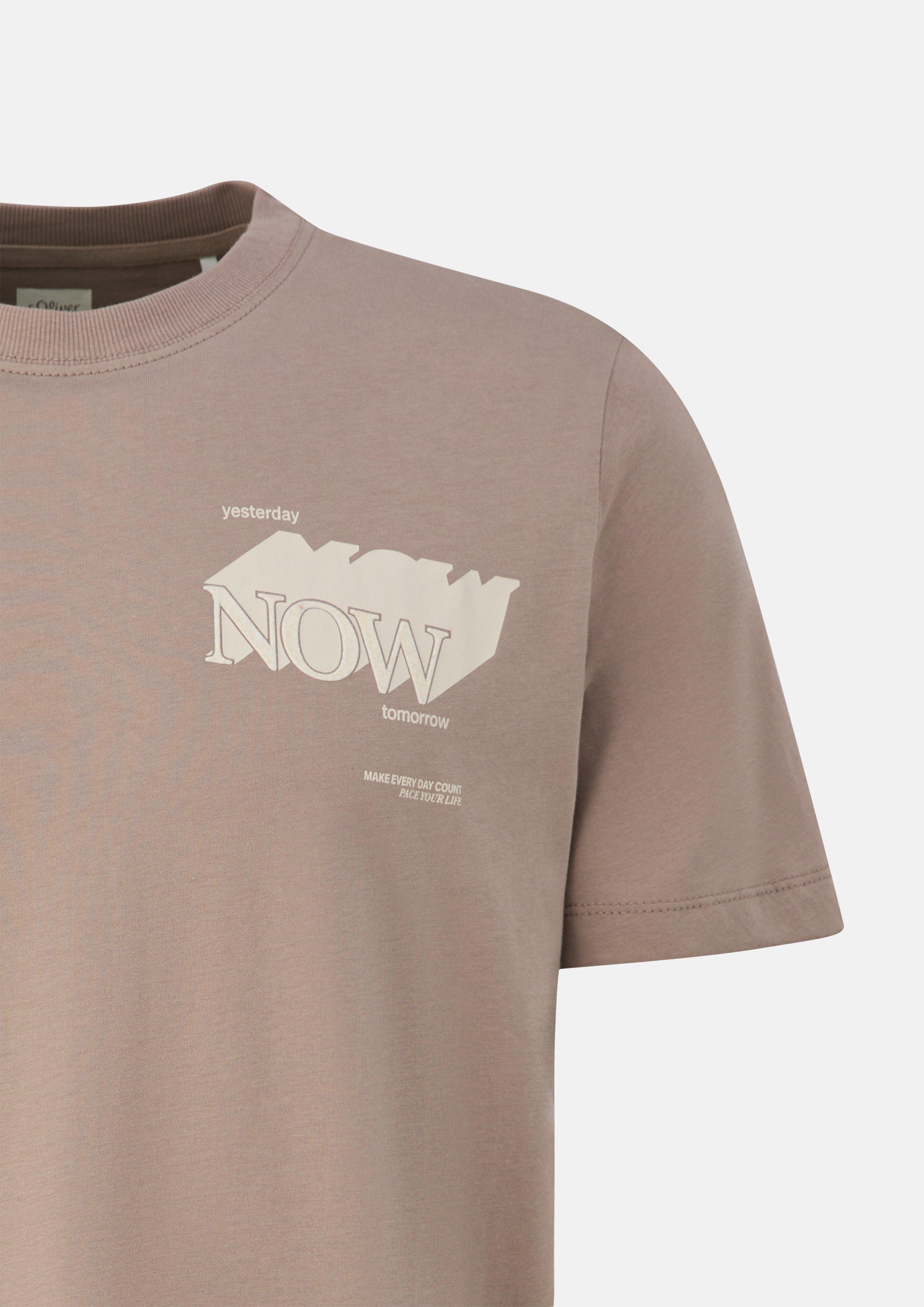 Men T-Shirt in brown by s.Oliver