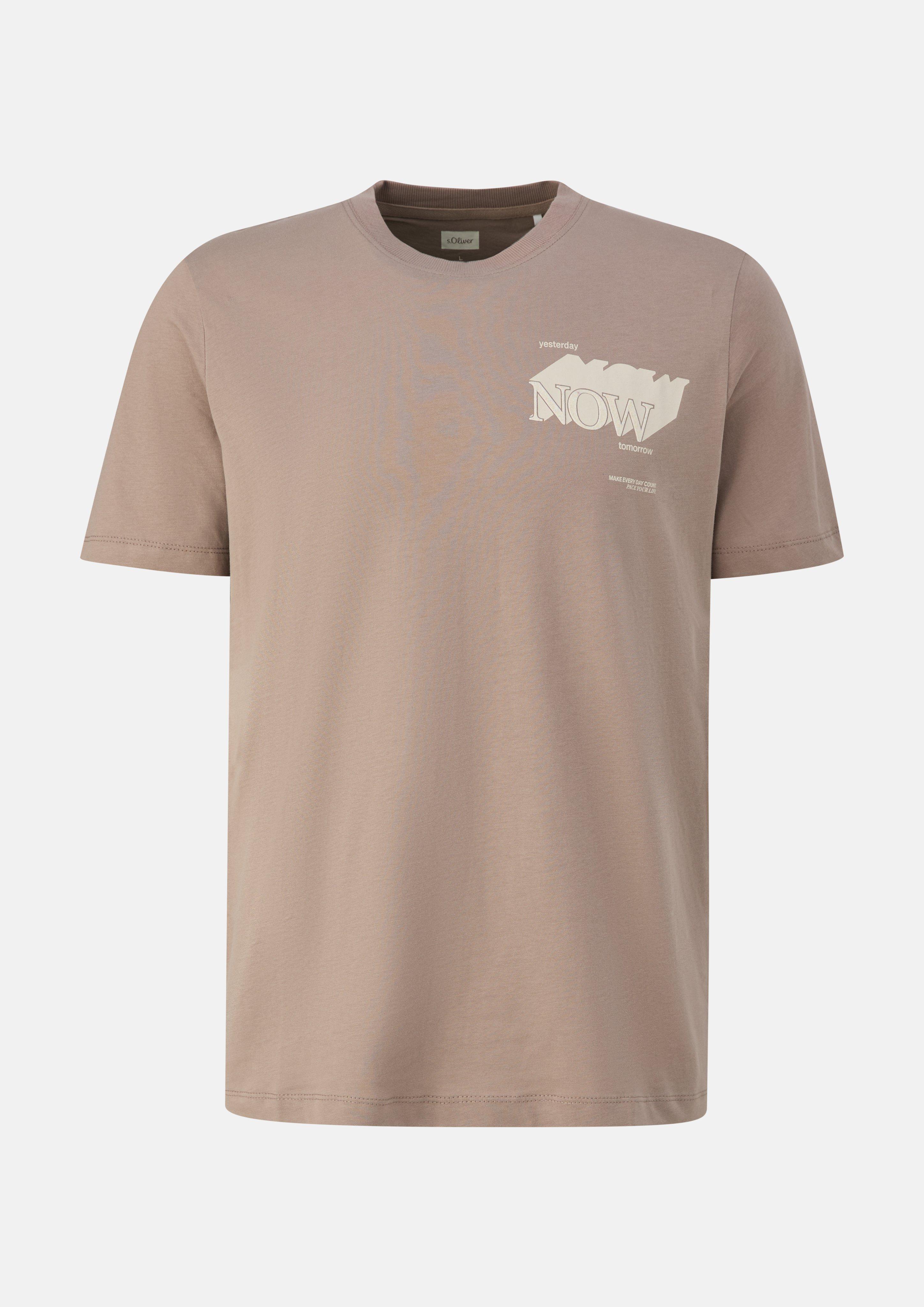 Men T-Shirt in brown by s.Oliver