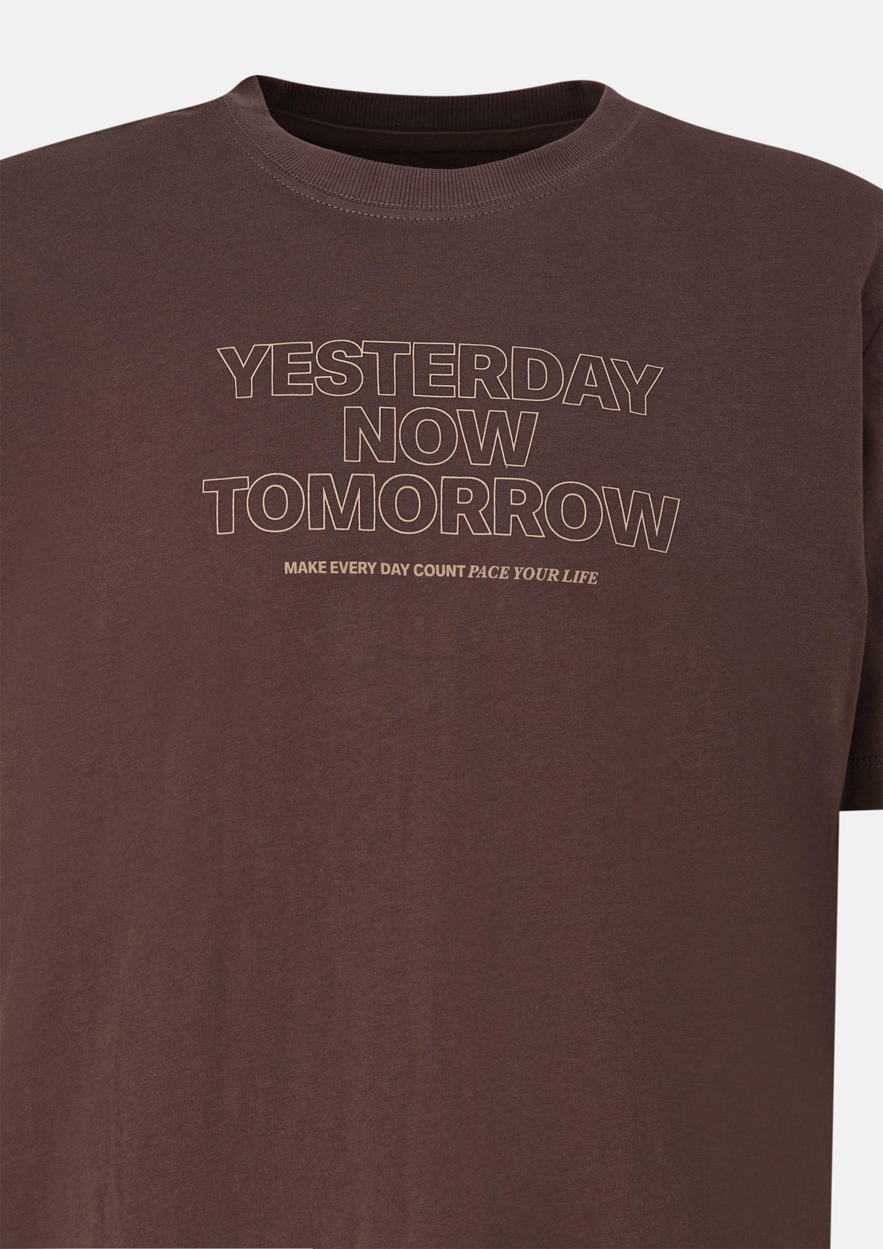 Men T-Shirt in brown by s.Oliver