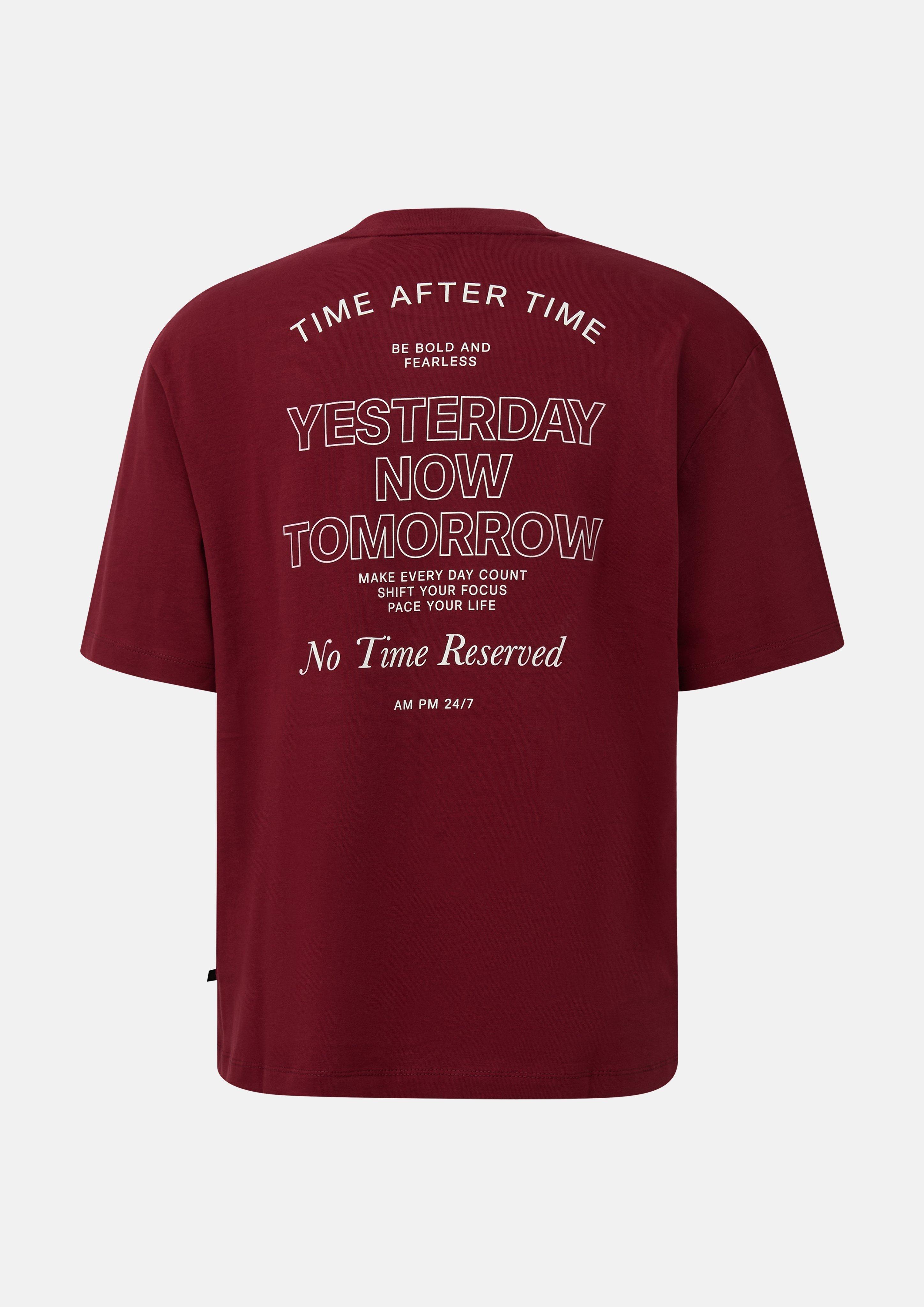 Hommes T-shirt en rouge de s.Oliver