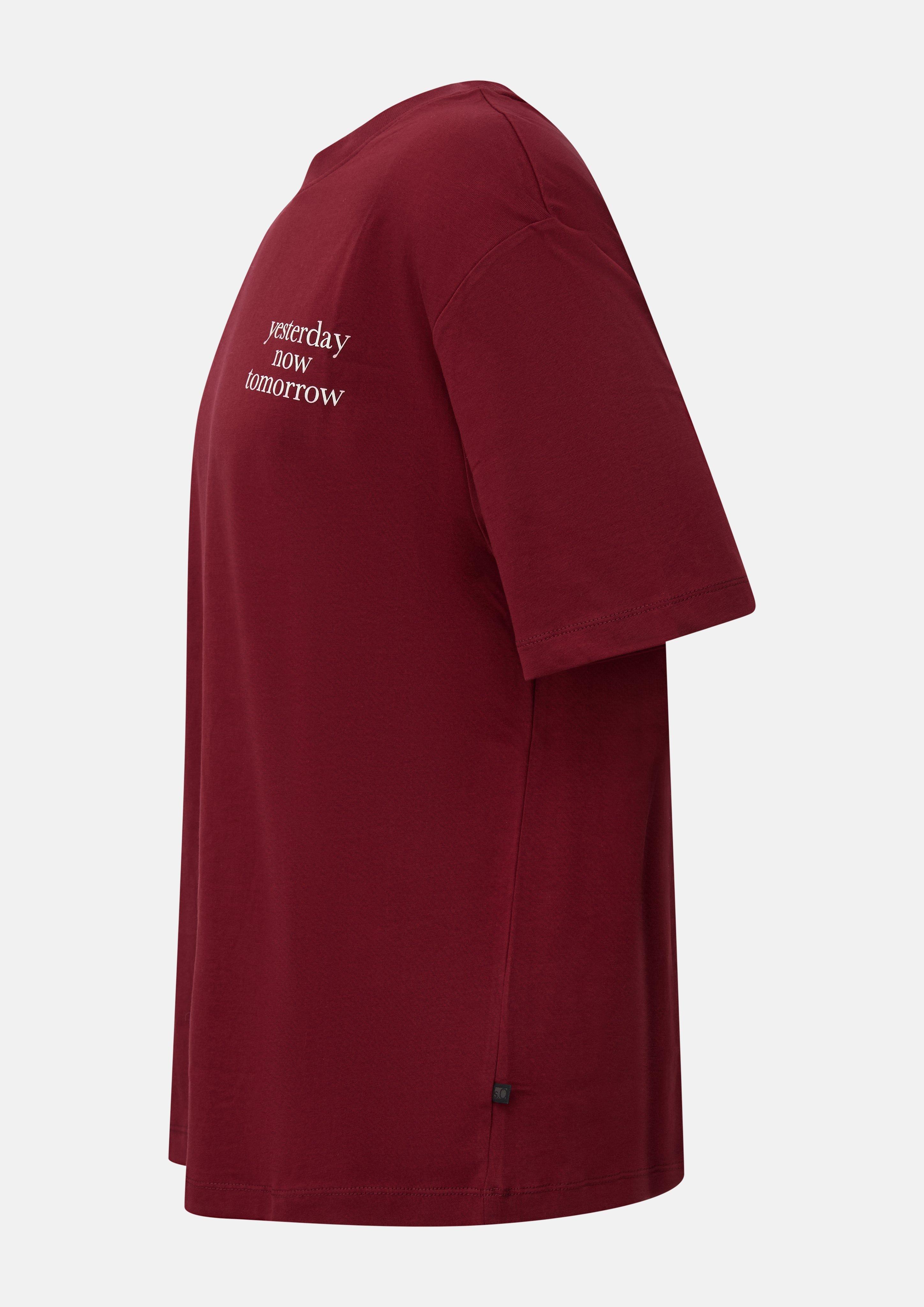 Hommes T-shirt en rouge de s.Oliver
