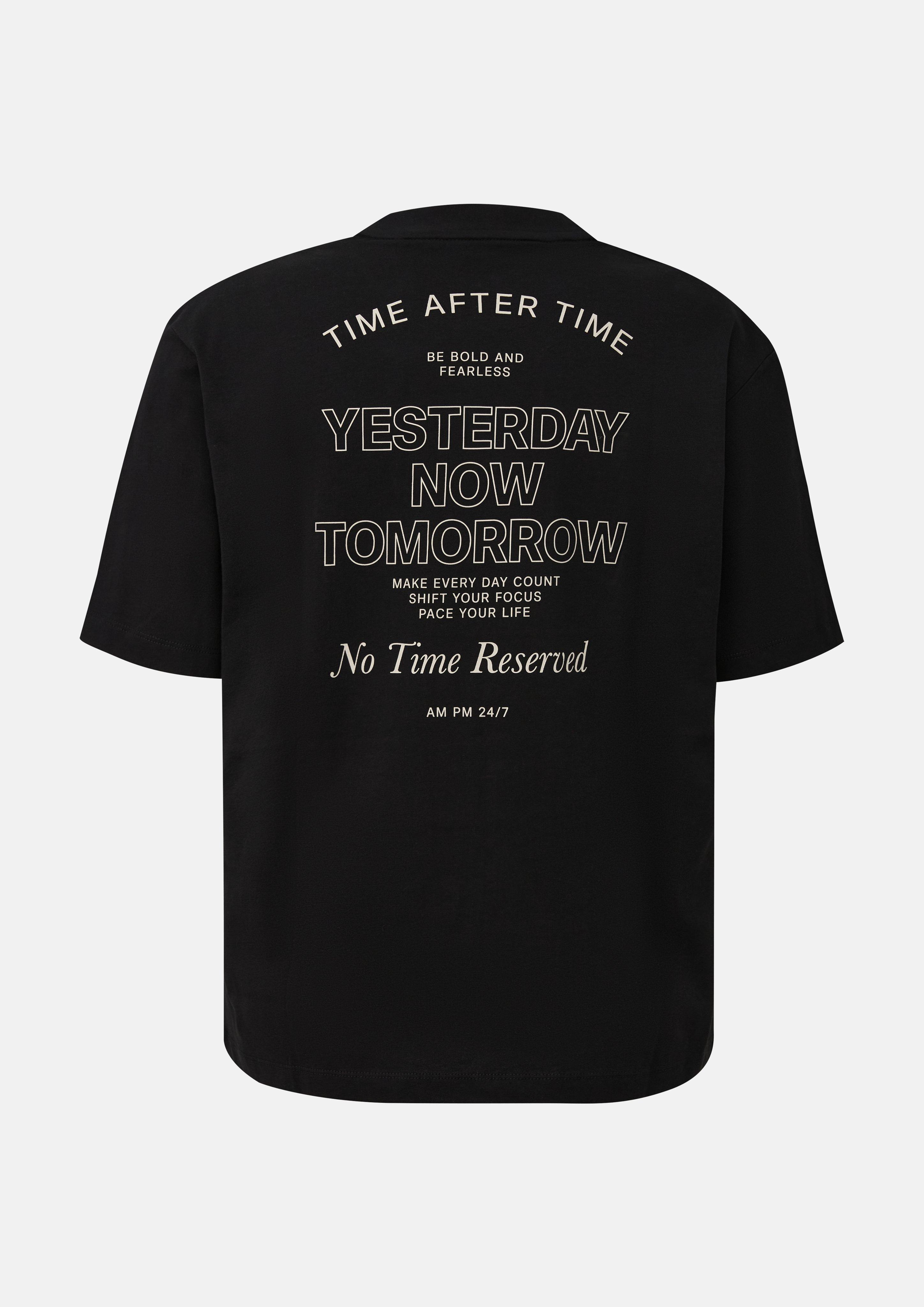 Hommes T-shirt en noir de s.Oliver