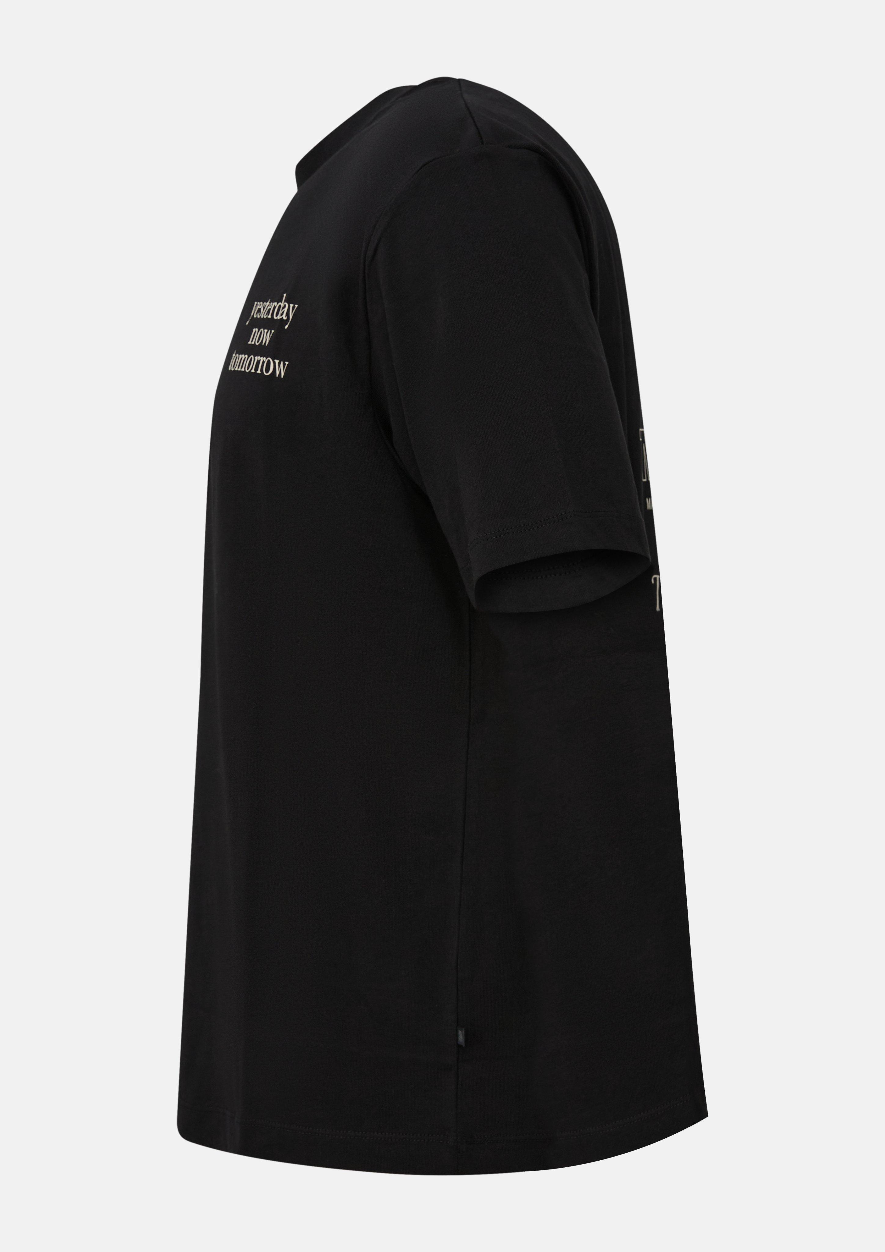 Hommes T-shirt en noir de s.Oliver