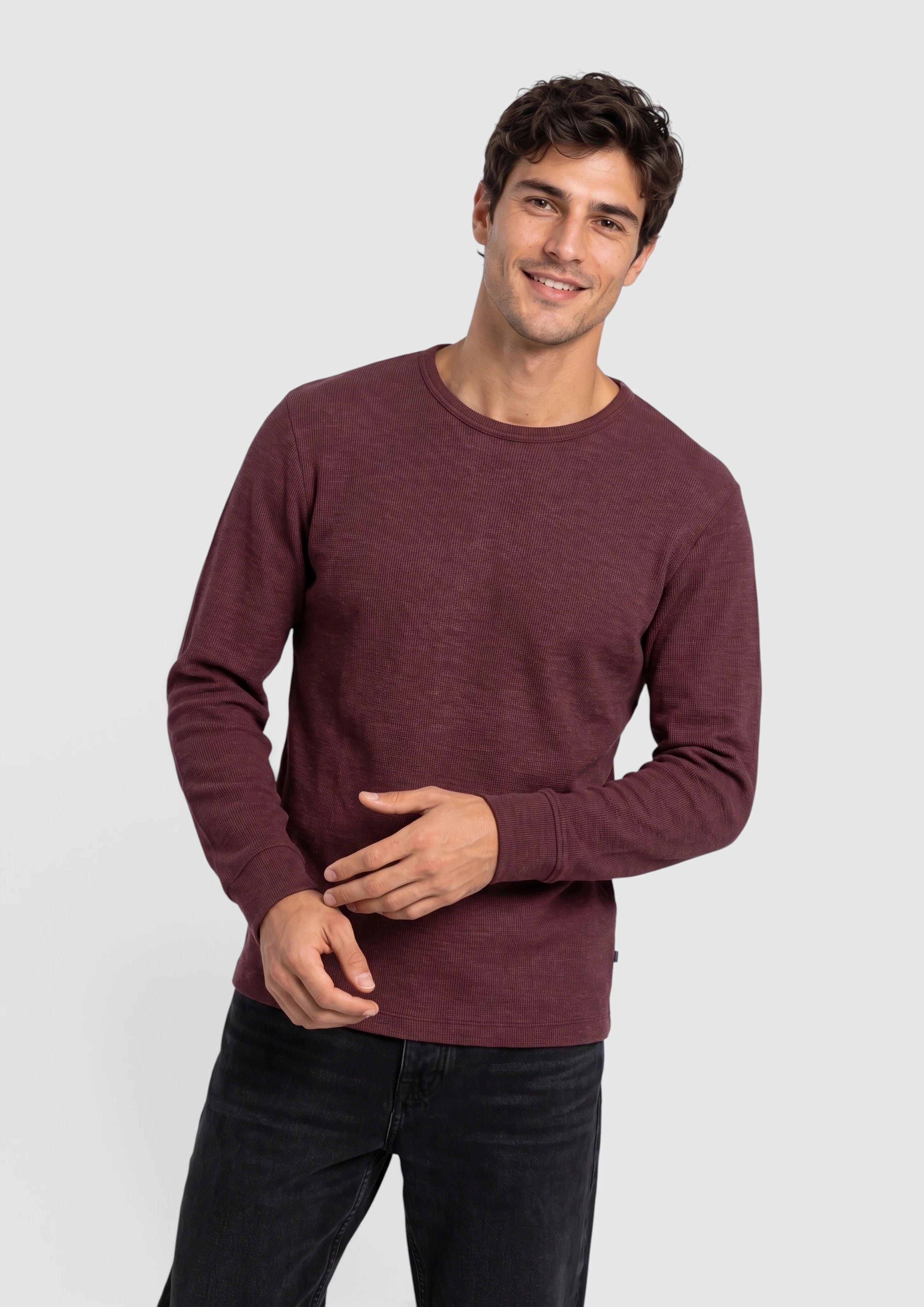 T-Shirt in bordeaux by s.Oliver