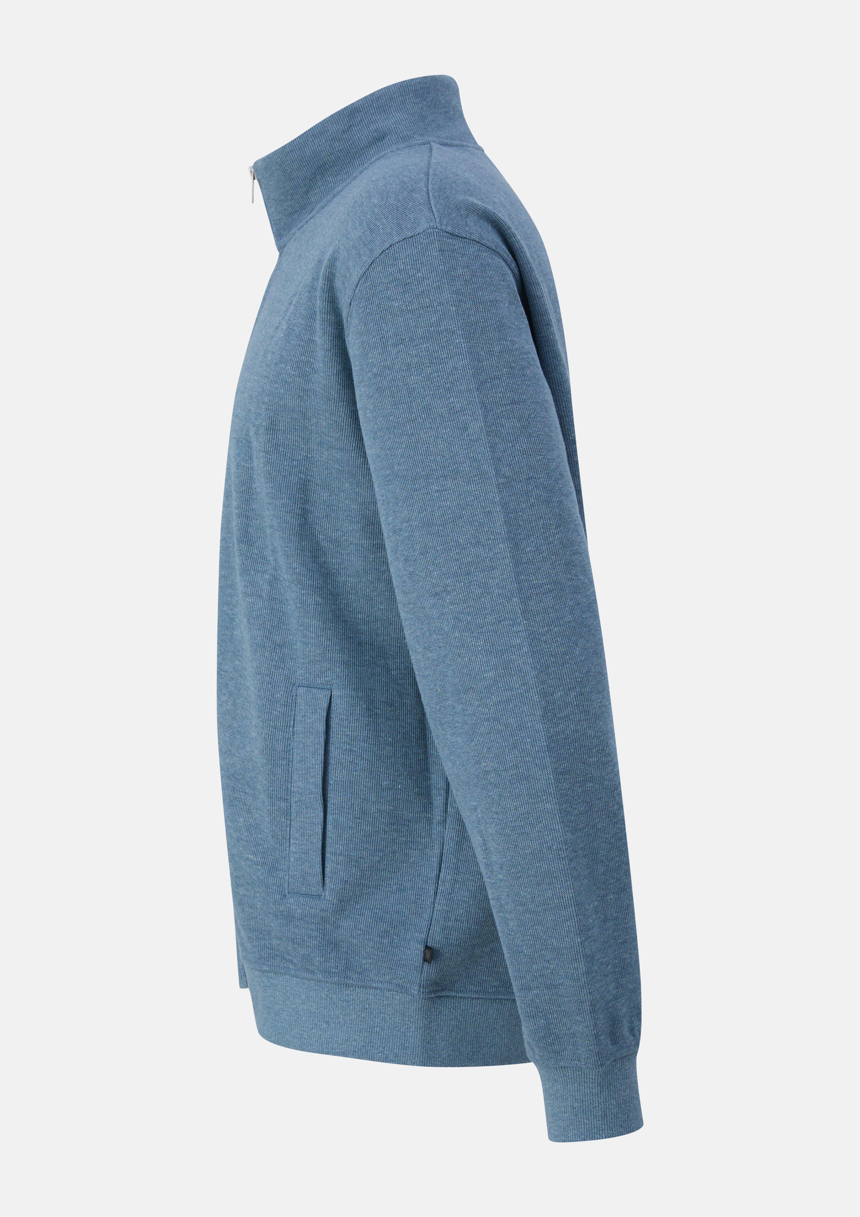Hommes Sweat-shirt Veste en bleu de s.Oliver