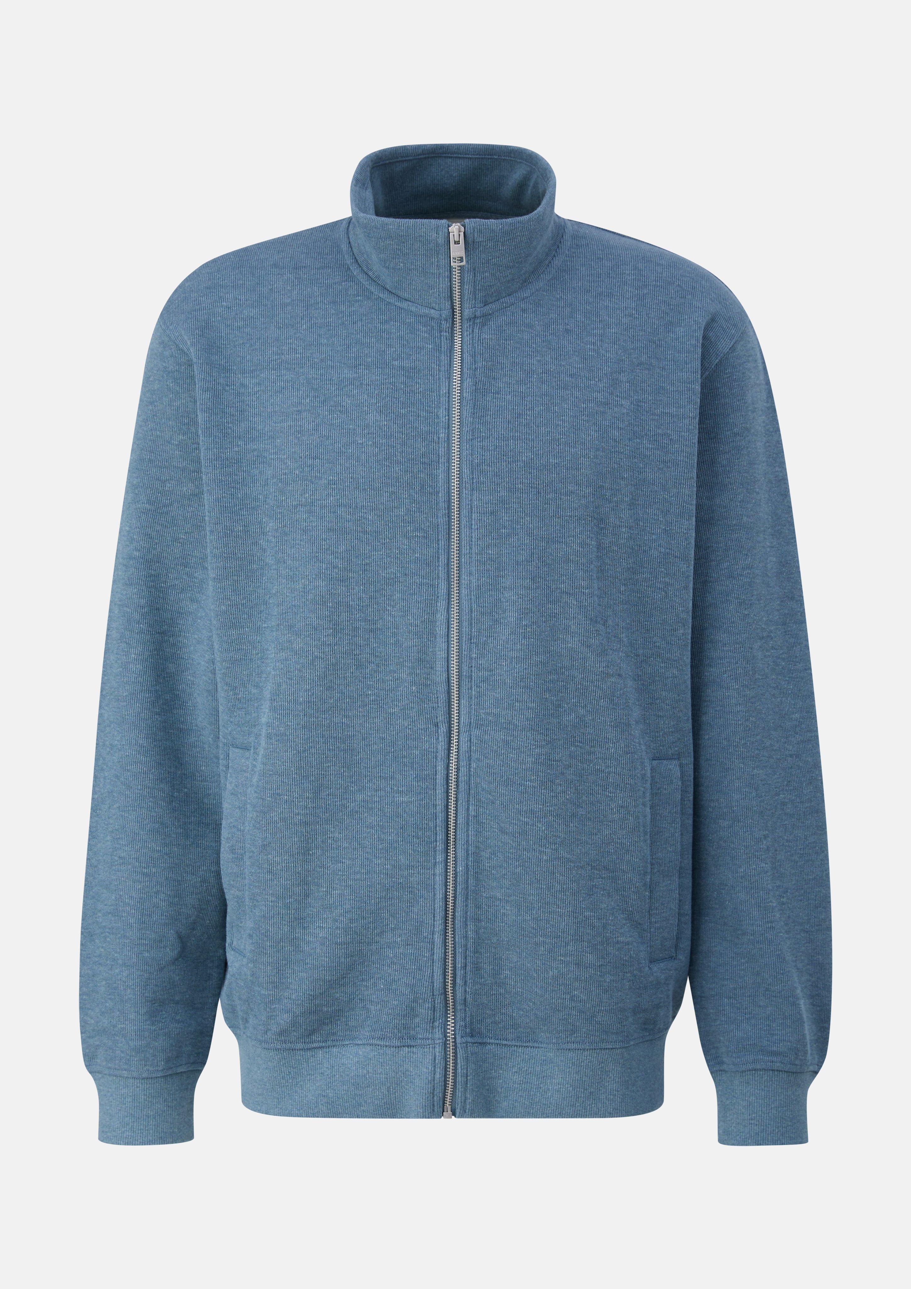 Hommes Sweat-shirt Veste en bleu de s.Oliver