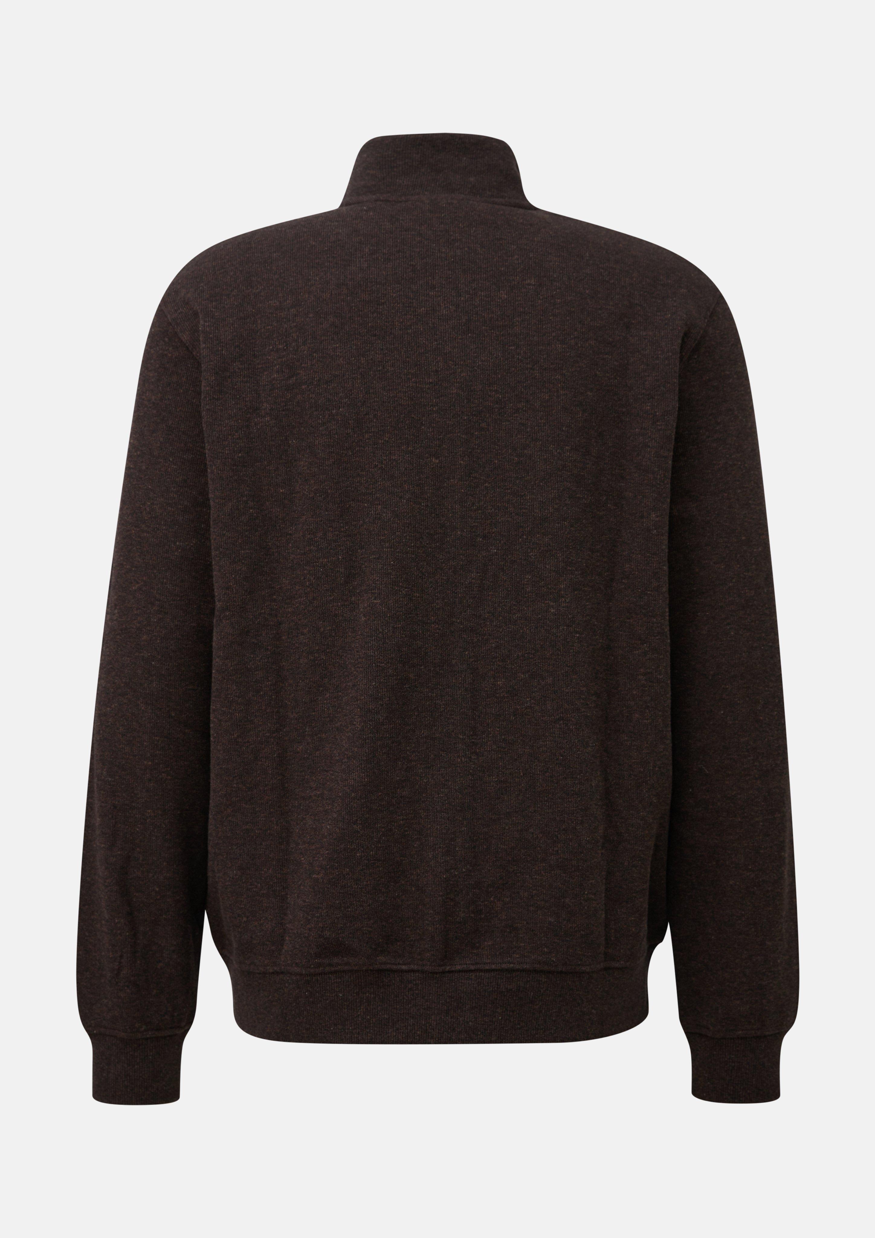 Hommes Sweat-shirt Veste en brun de s.Oliver