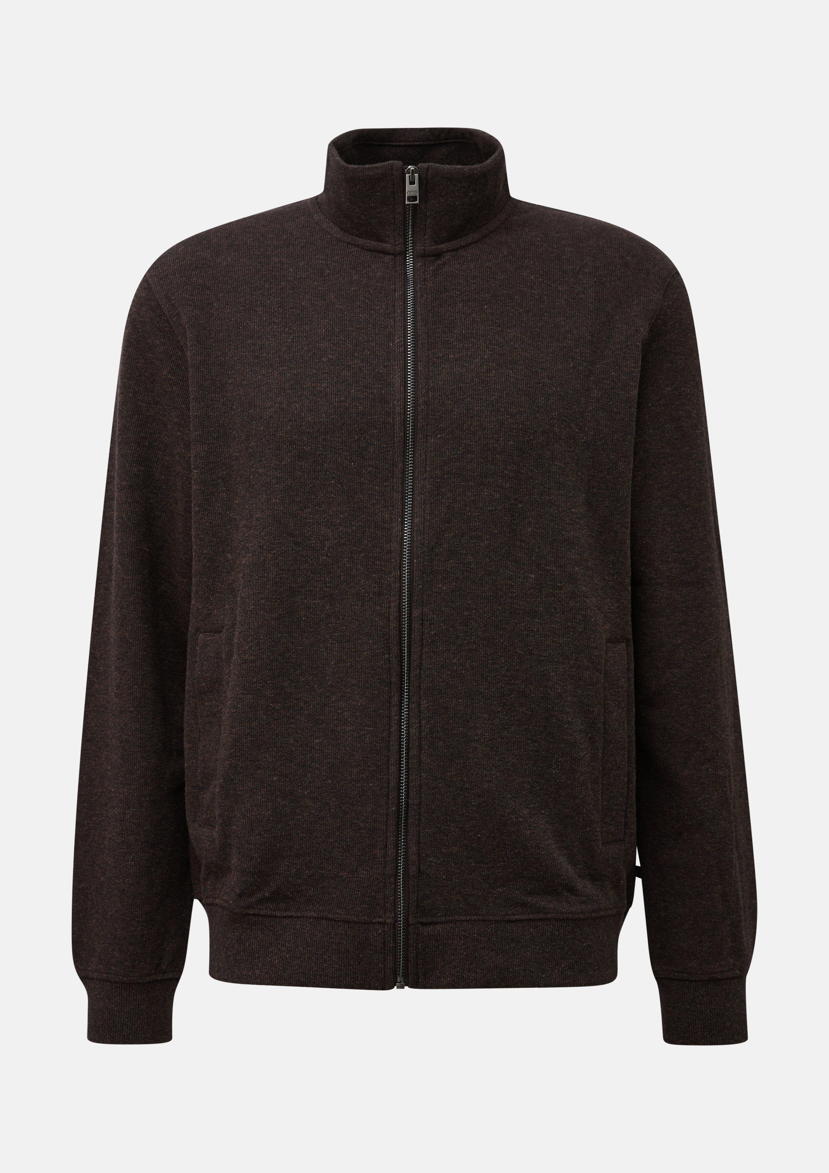 Sweat-shirt Veste en marron foncé de s.Oliver