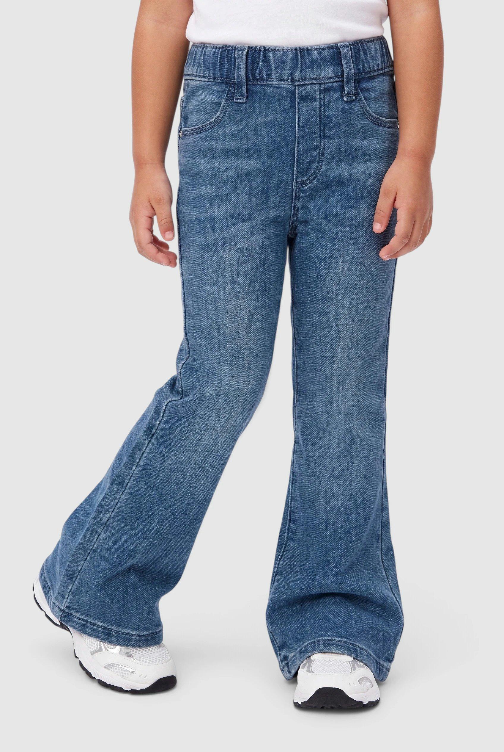 Jeans Betsy / Regular Fit / Mid Rise / Flared Leg / soft & warm in Farbe blau von s.Oliver