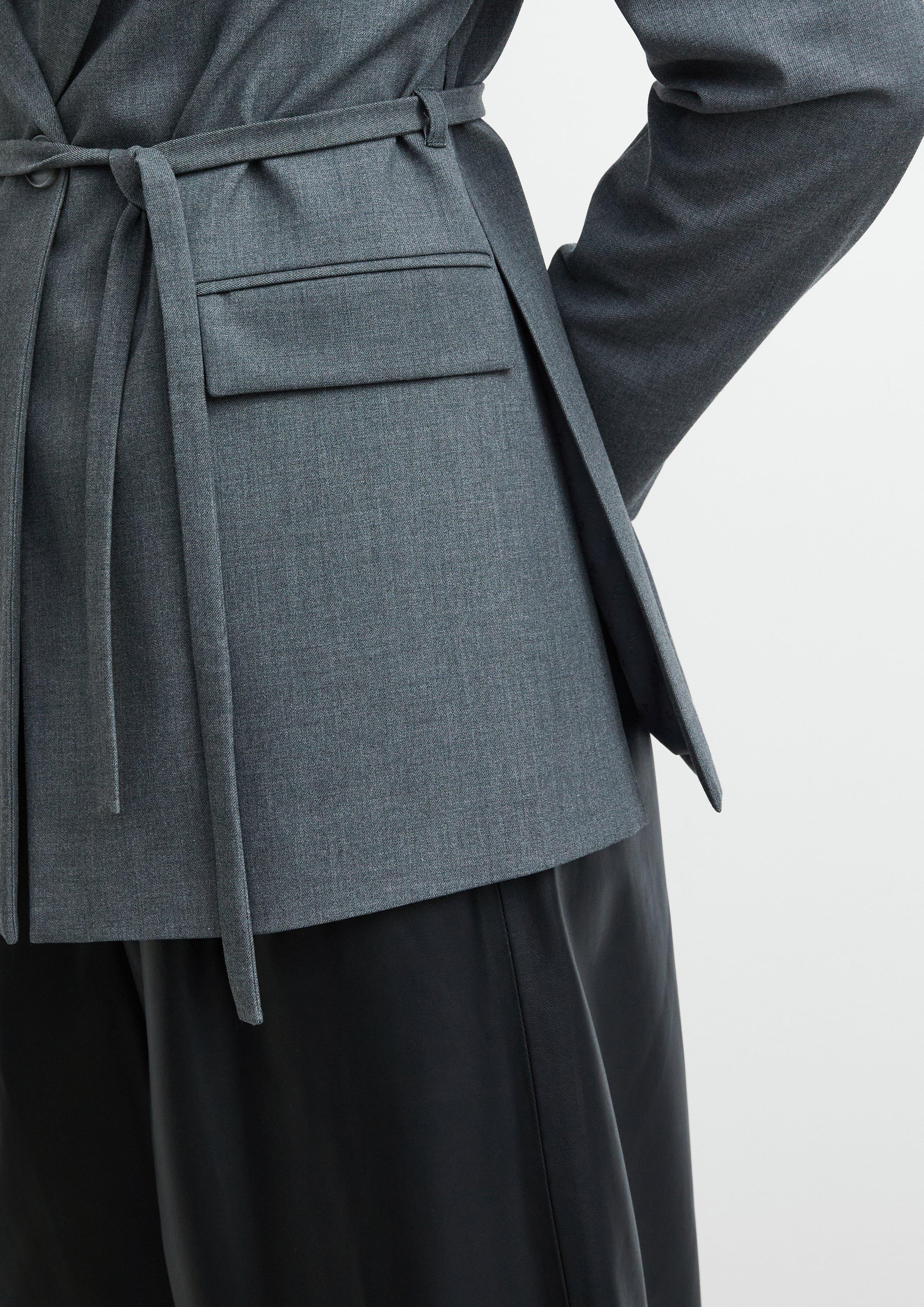 Damen Indoor-Blazer in grau von COMMA