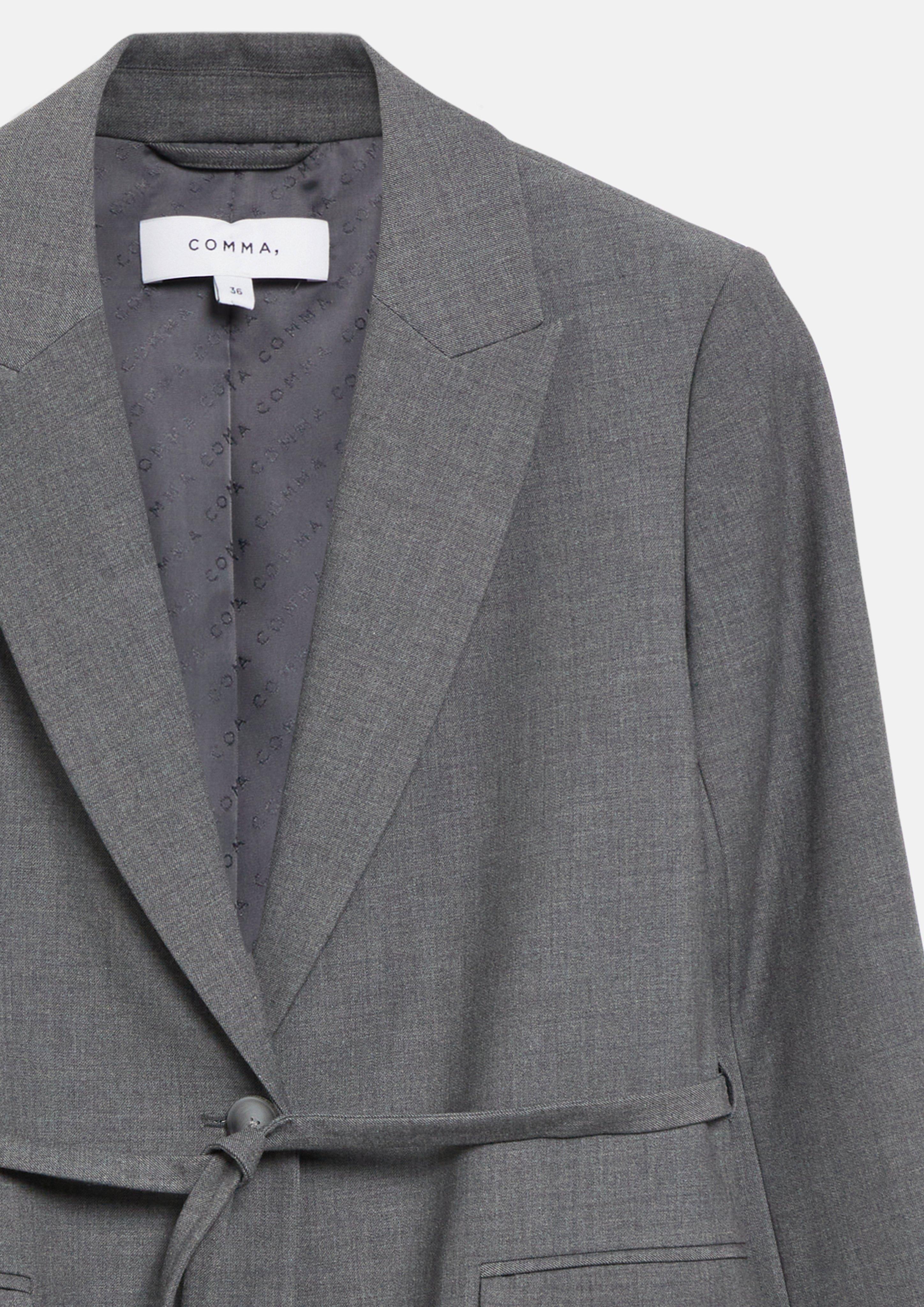 Damen Indoor-Blazer in grau von COMMA