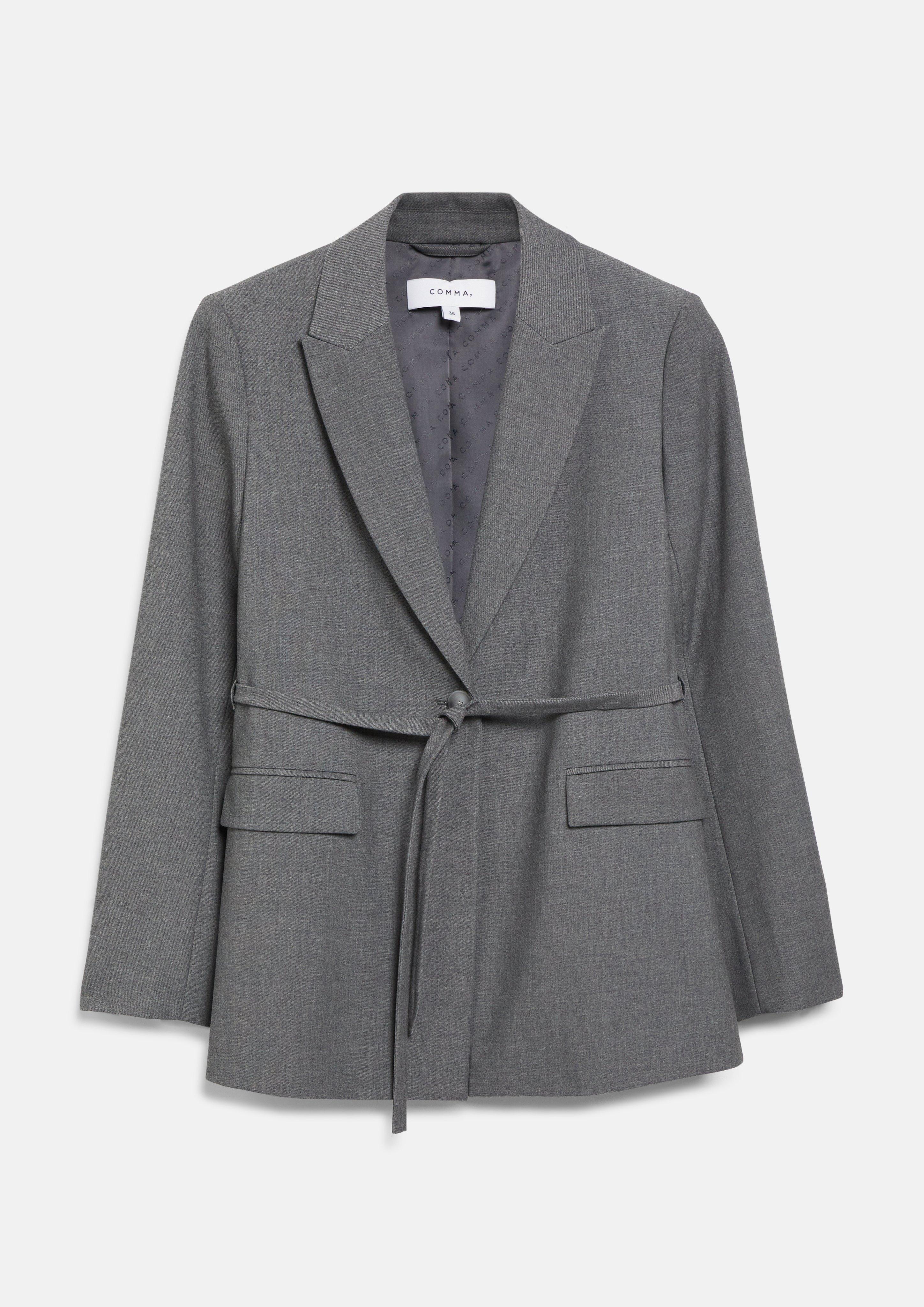 Damen Indoor-Blazer in grau von COMMA