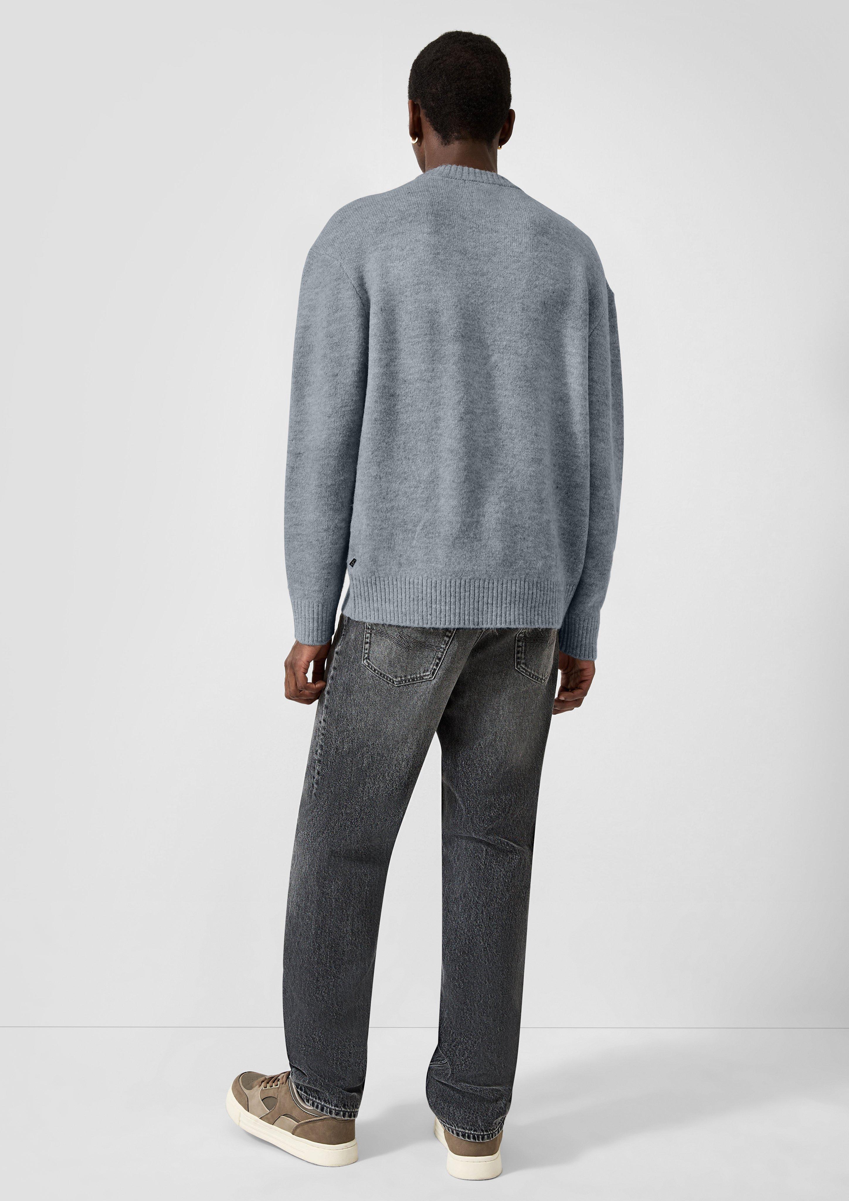 Herren Strickpullover in grau von QS