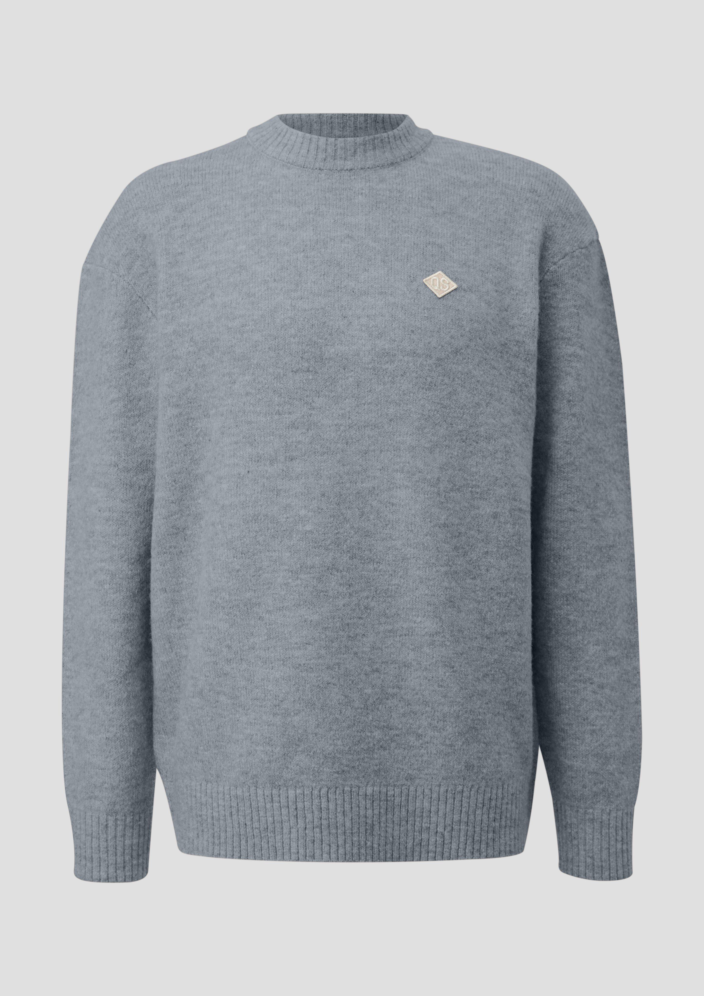 Herren Strickpullover in grau von QS