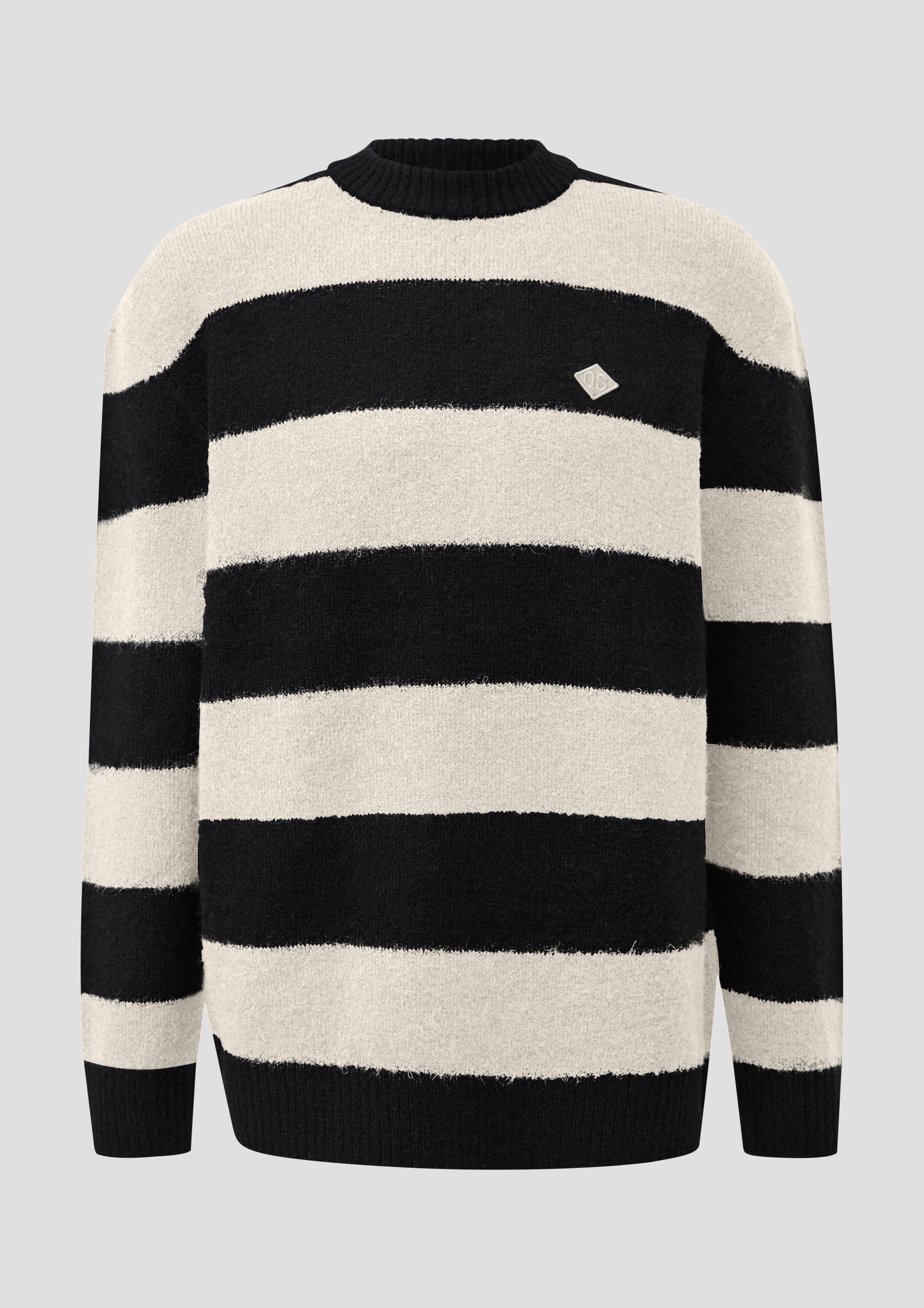 Herren Strickpullover in schwarz von QS