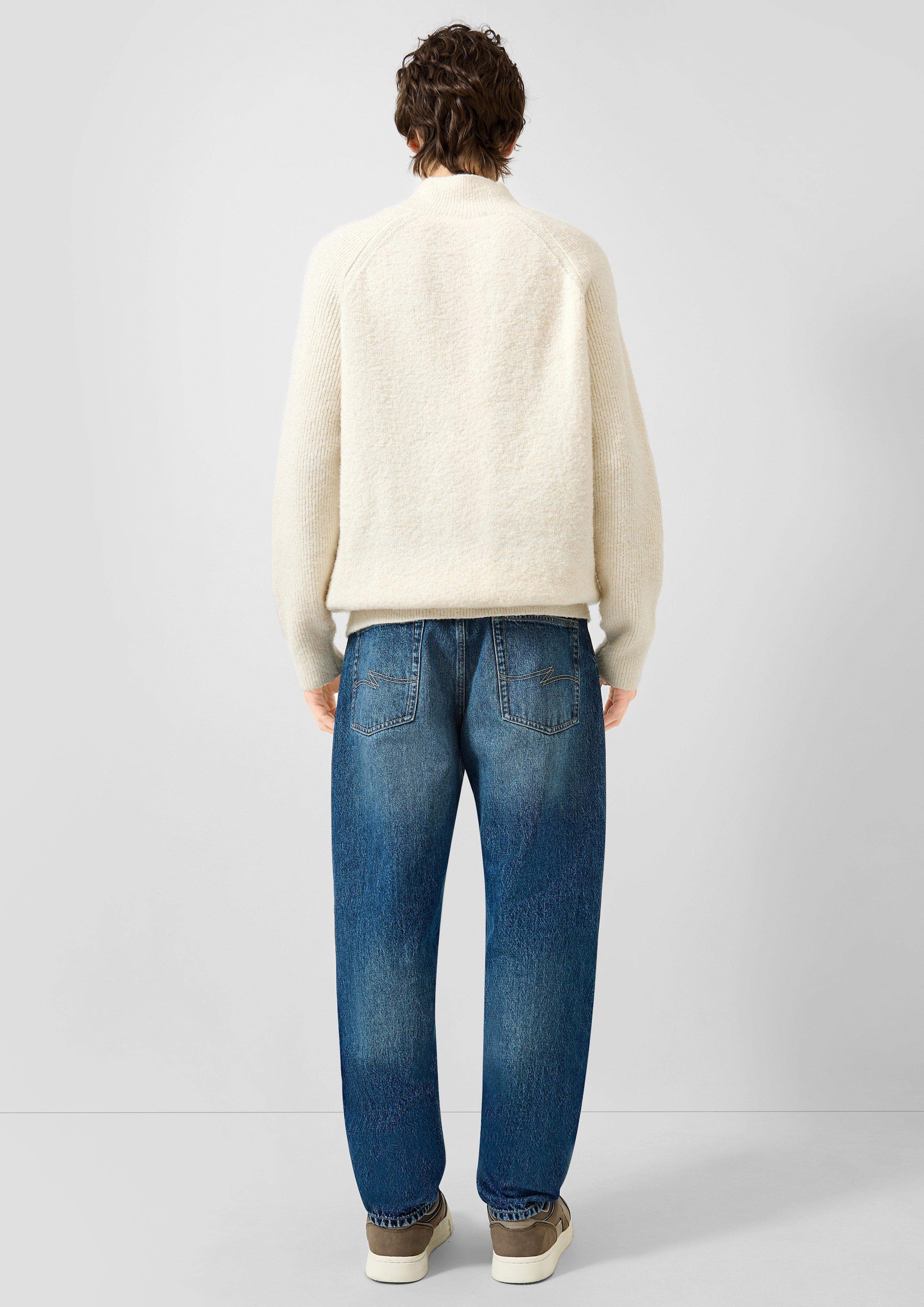 Hommes Pull en tricot en crème de QS