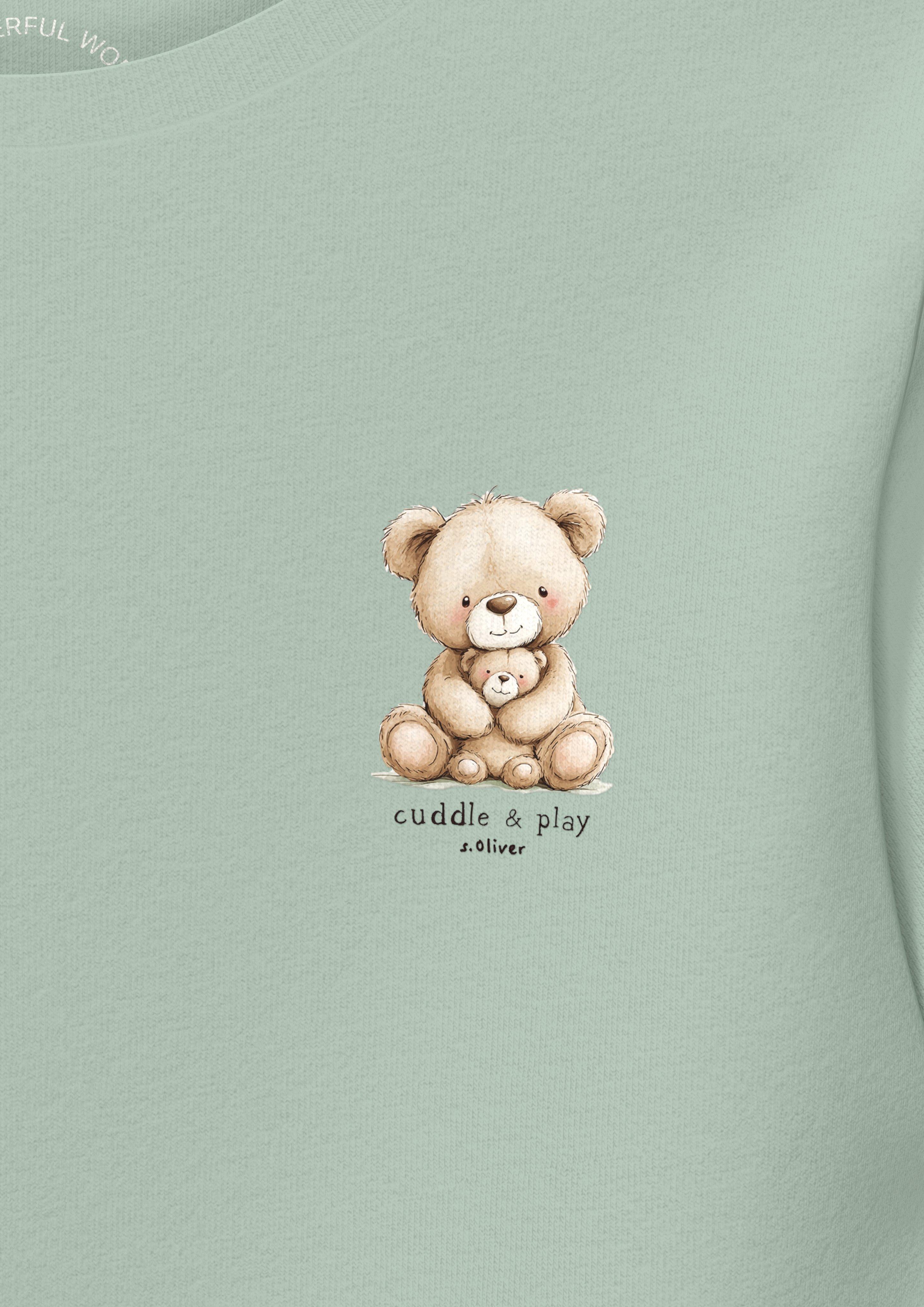 Kinder T-Shirt in türkis von s.Oliver