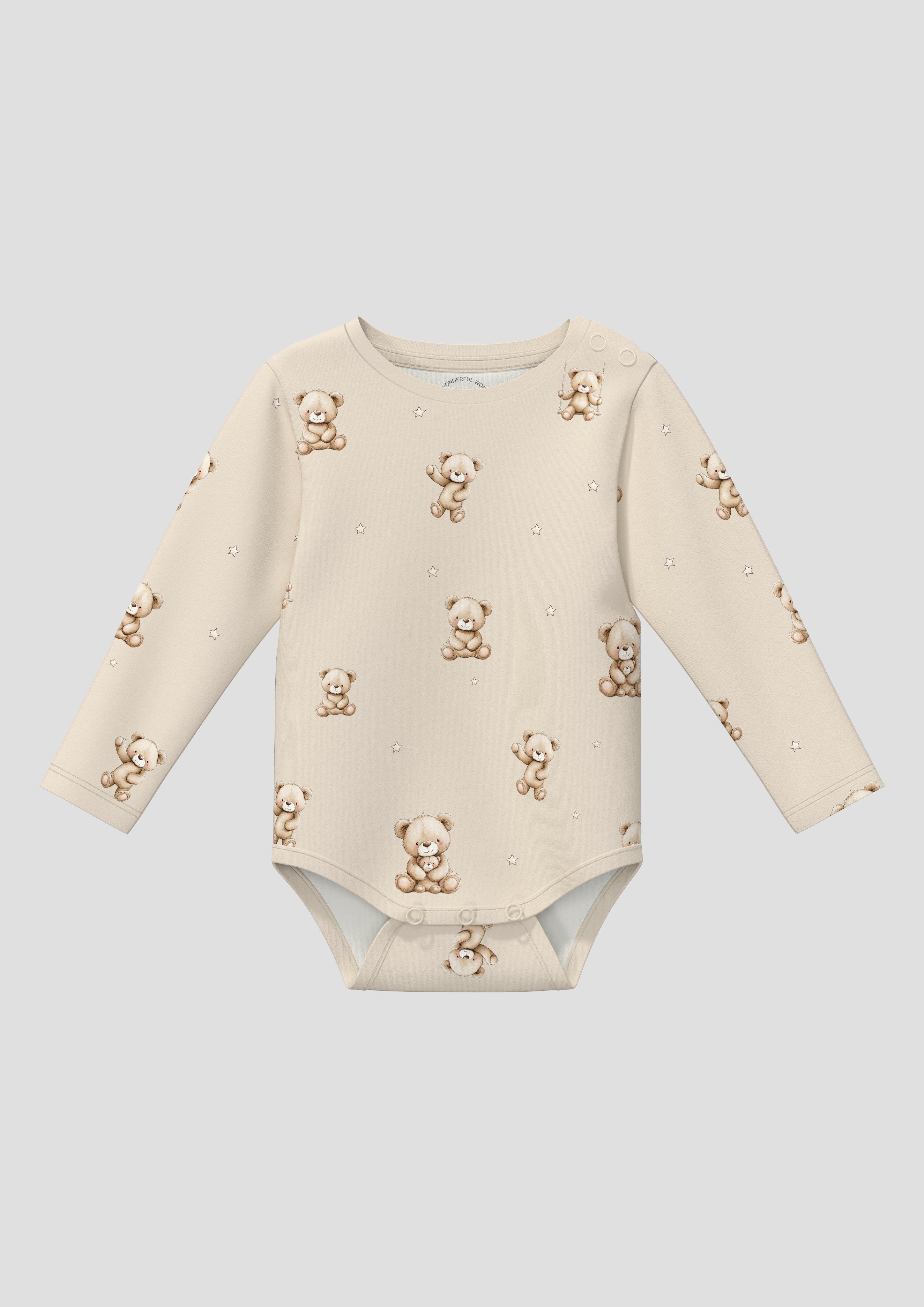 Kinder T-Shirt Body in beige von s.Oliver