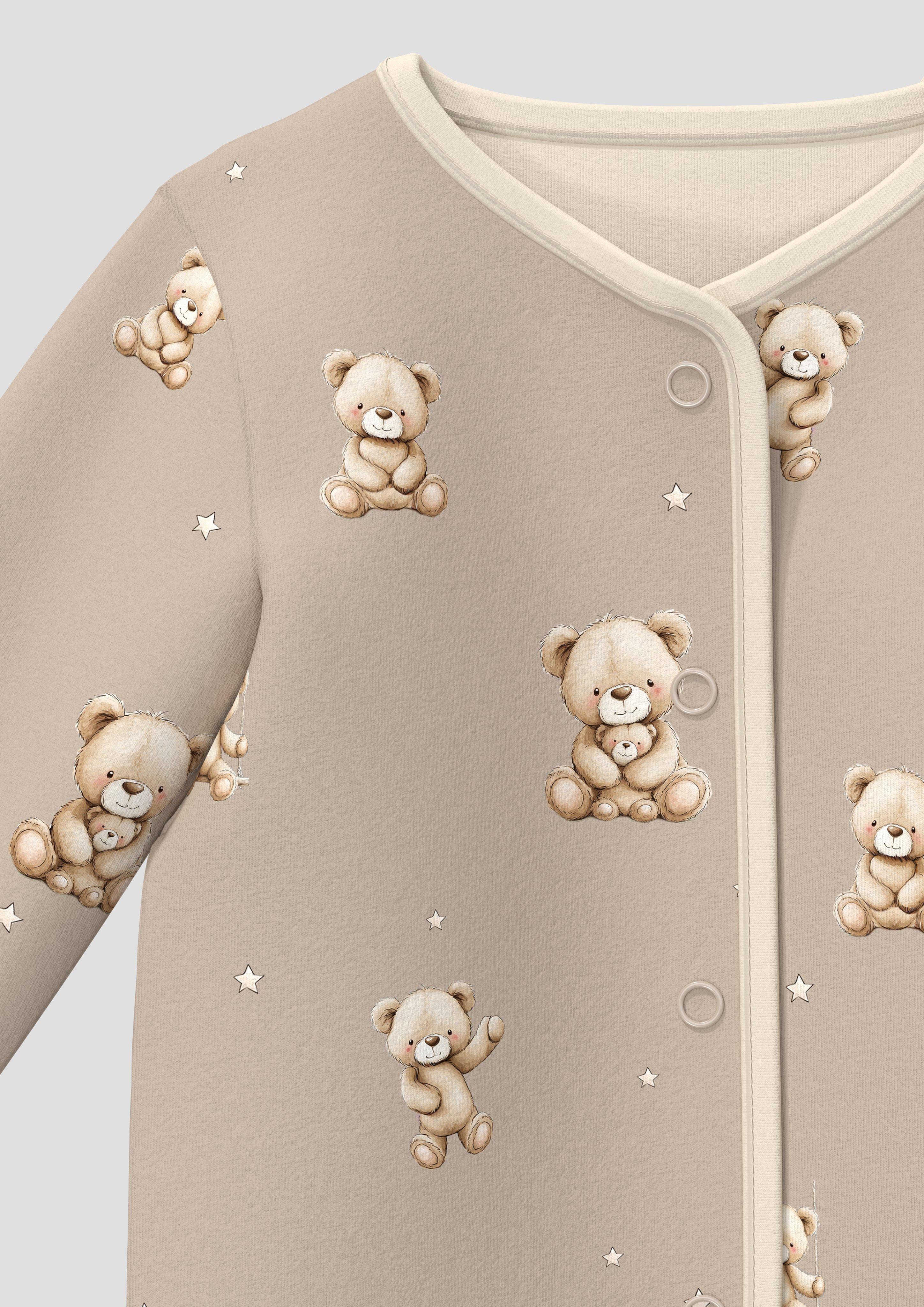 Kinder Sweatshirt Jacke in beige von s.Oliver