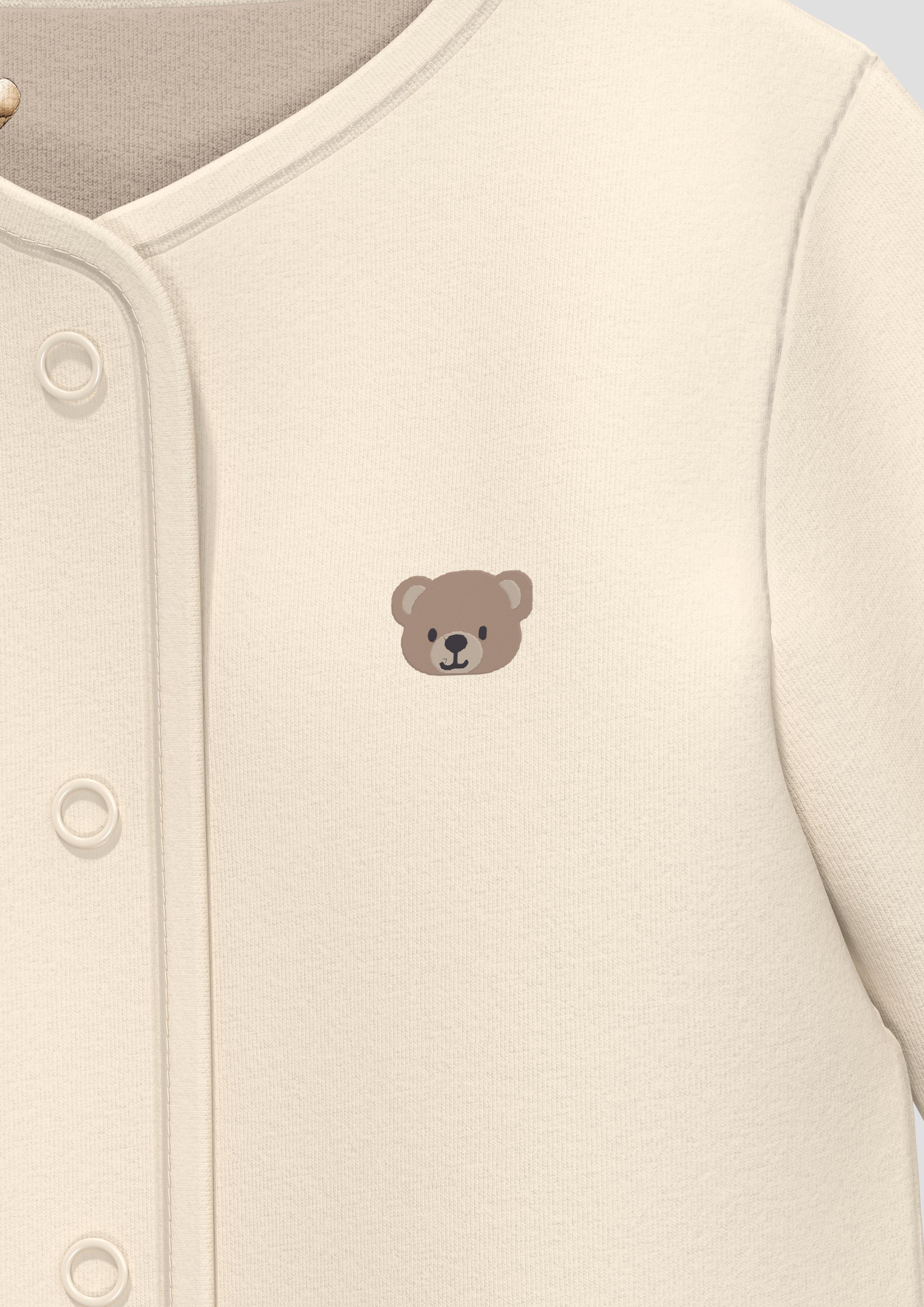 Kinder Sweatshirt Jacke in beige von s.Oliver