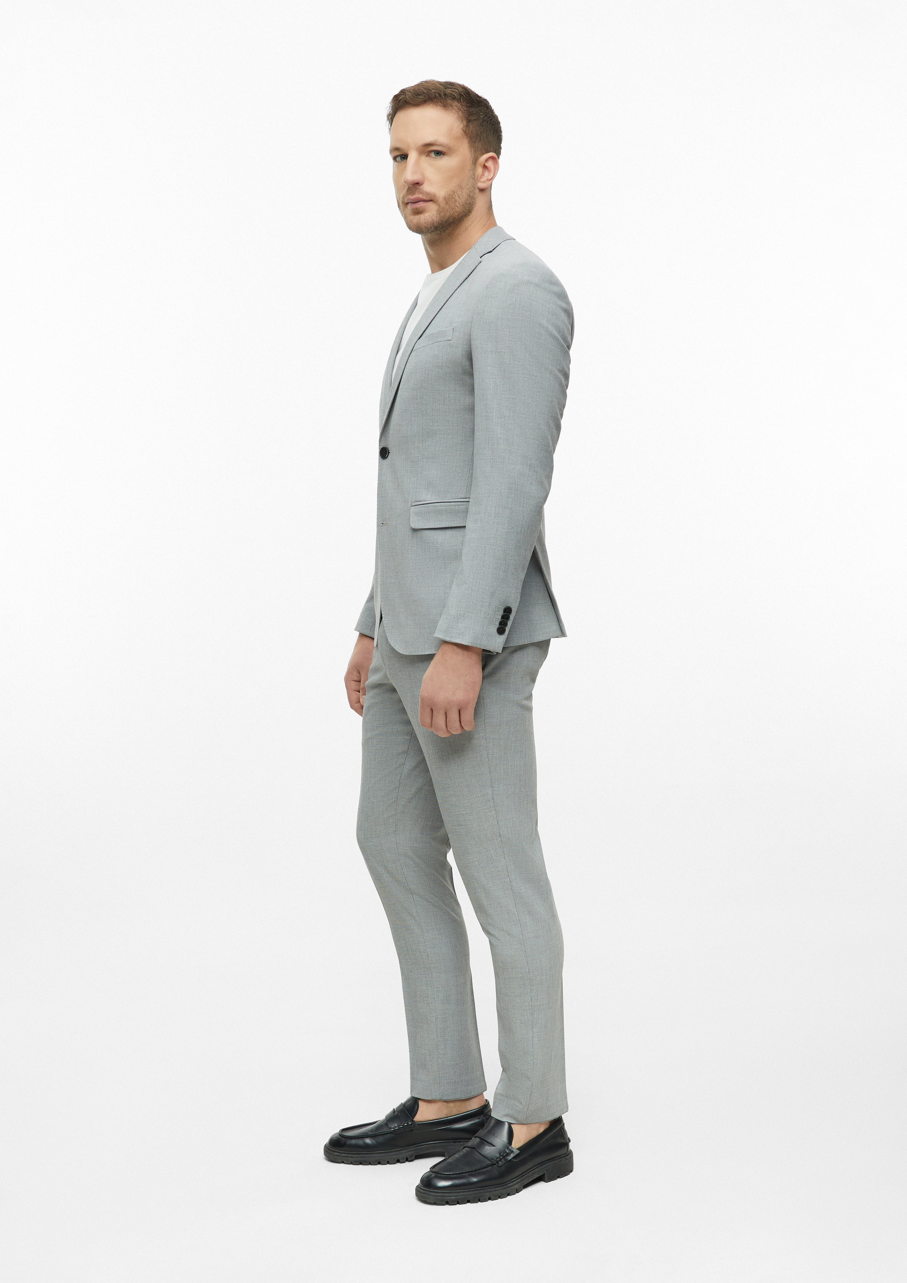 Herren Indoor-Sakko in grau von s.Oliver BLACK LABEL