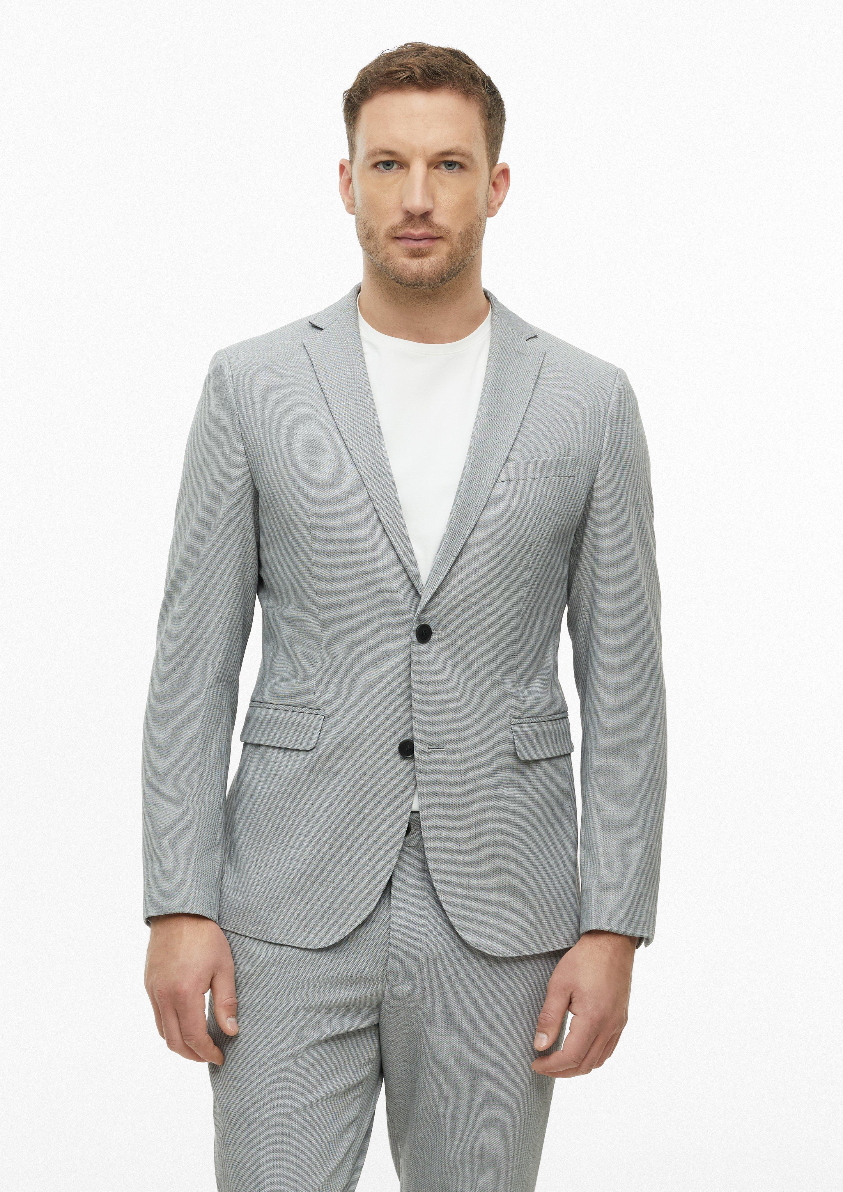Herren Indoor-Sakko in grau von s.Oliver BLACK LABEL