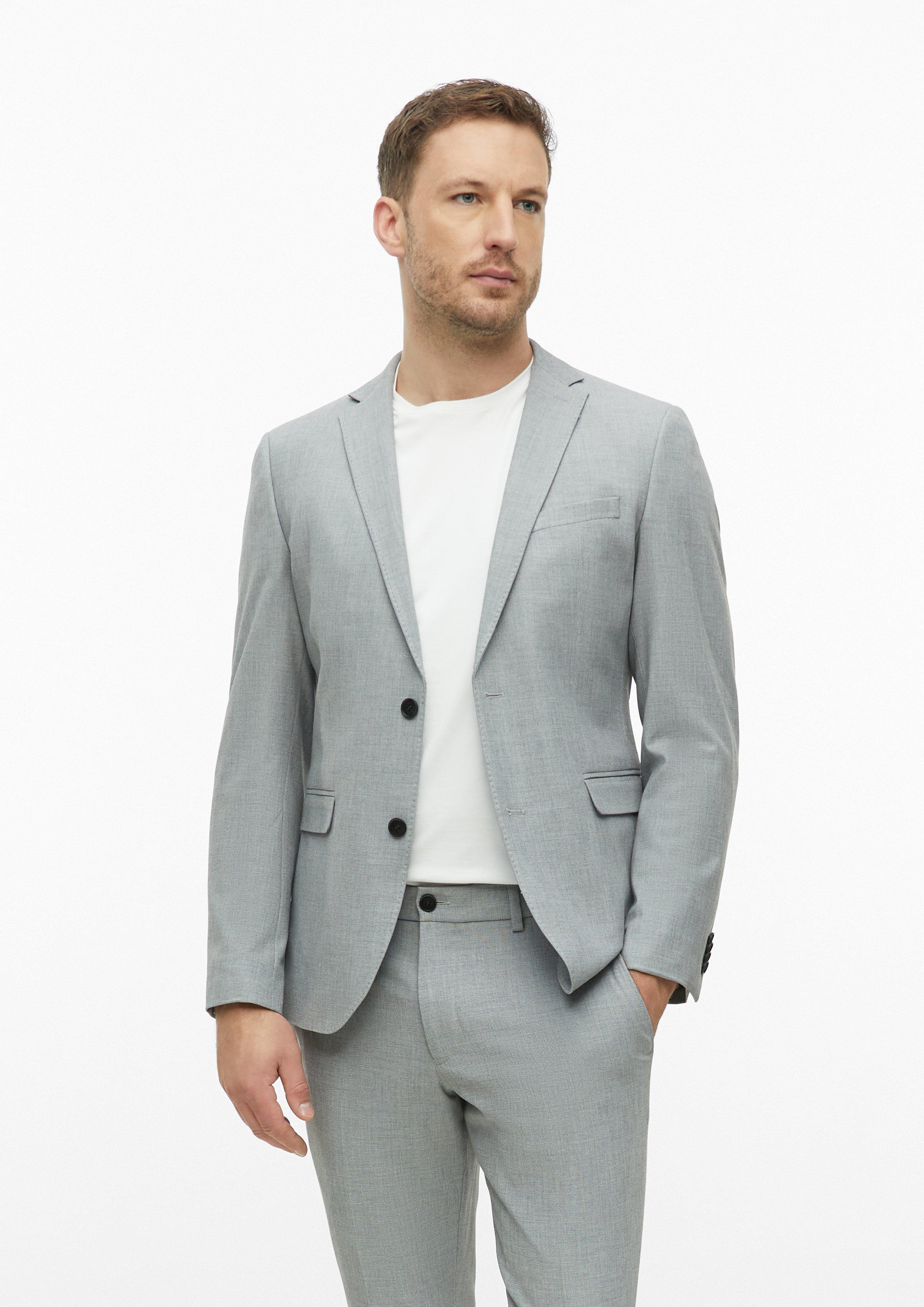 Herren Indoor-Sakko in grau von s.Oliver BLACK LABEL