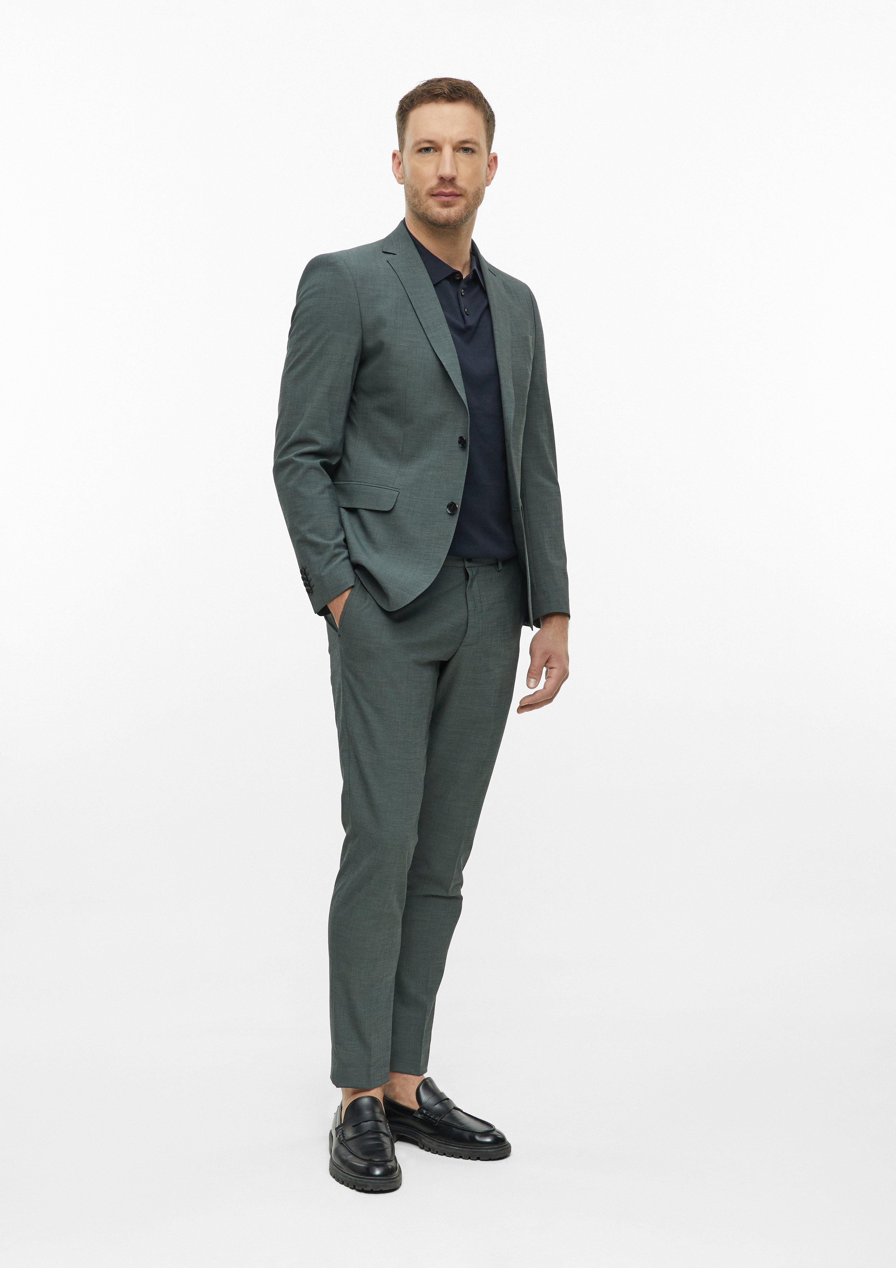 Heren Pantalon in petrol van s.Oliver BLACK LABEL