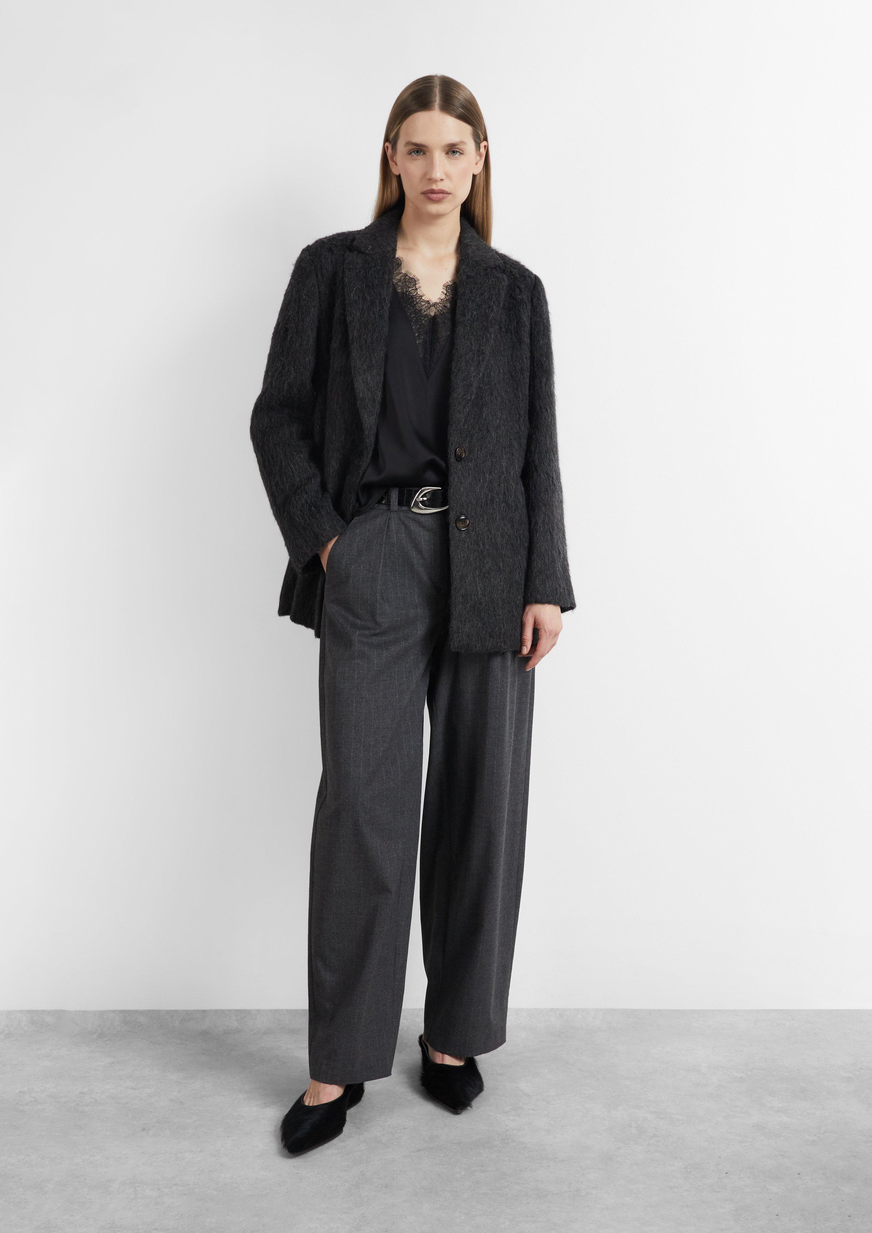 Pantalon en gris foncé de COMMA