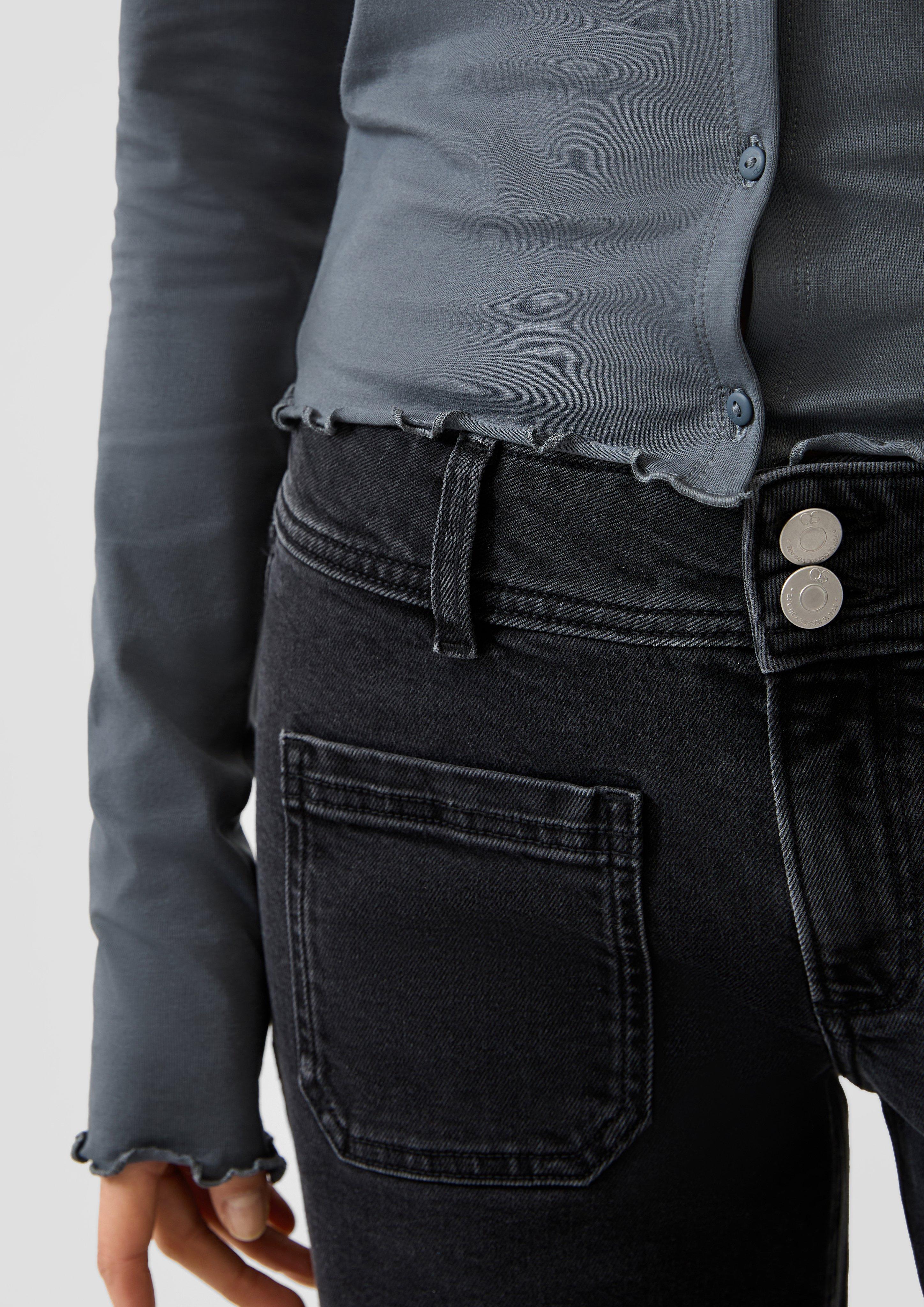 Damen Jeans-Hose in grau von QS