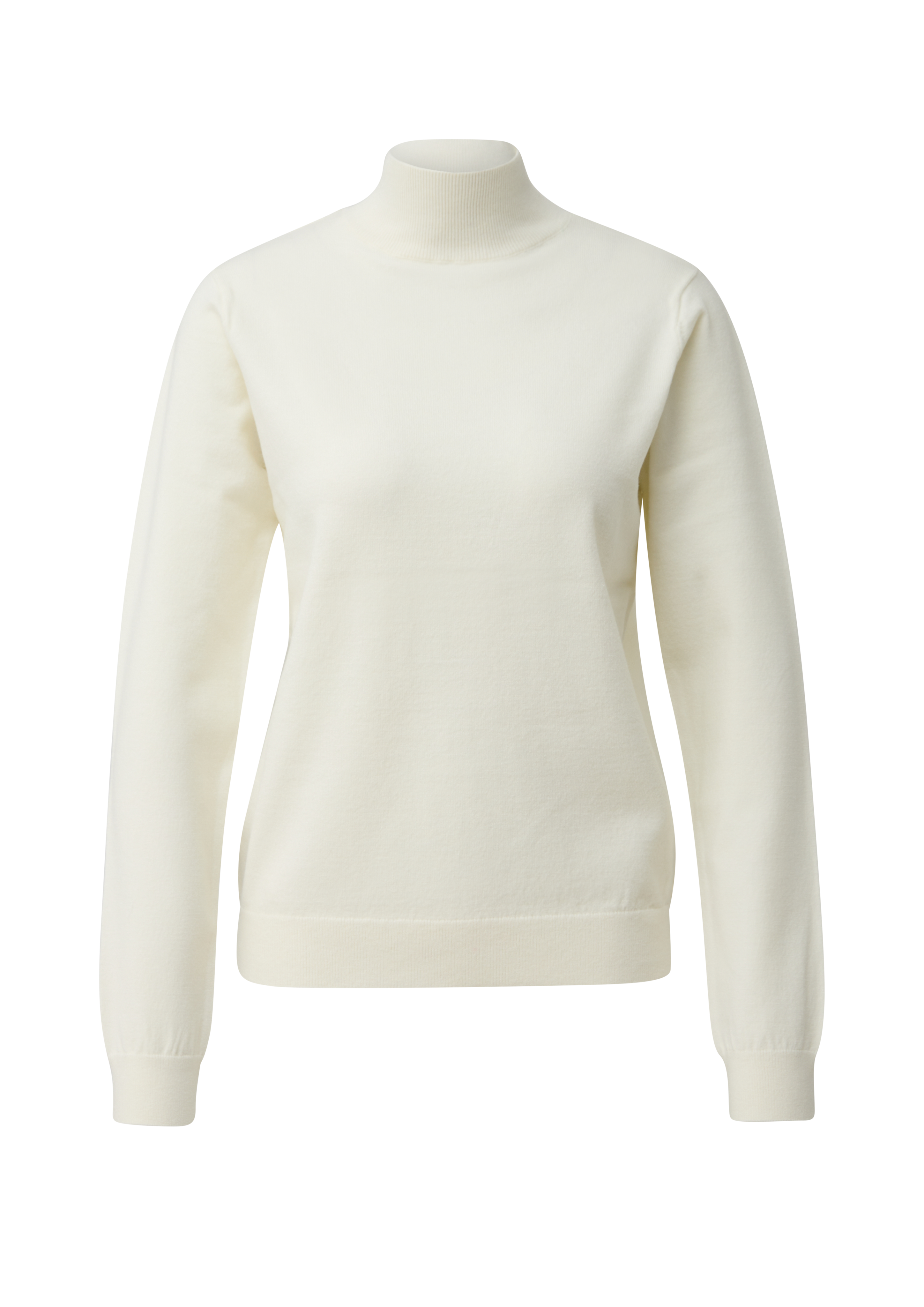 Trui van viscose-mix met opstaande kraag