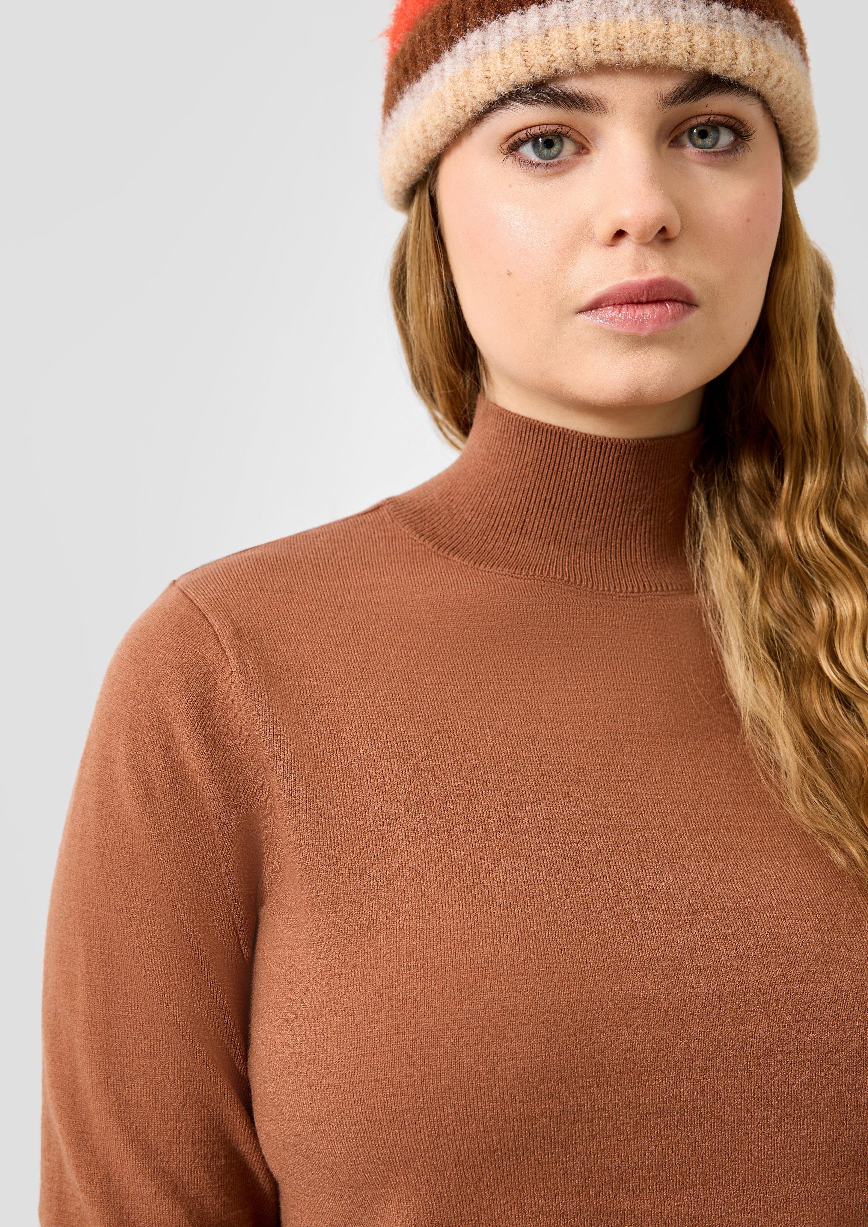 Femmes Pull en maille en brun de QS