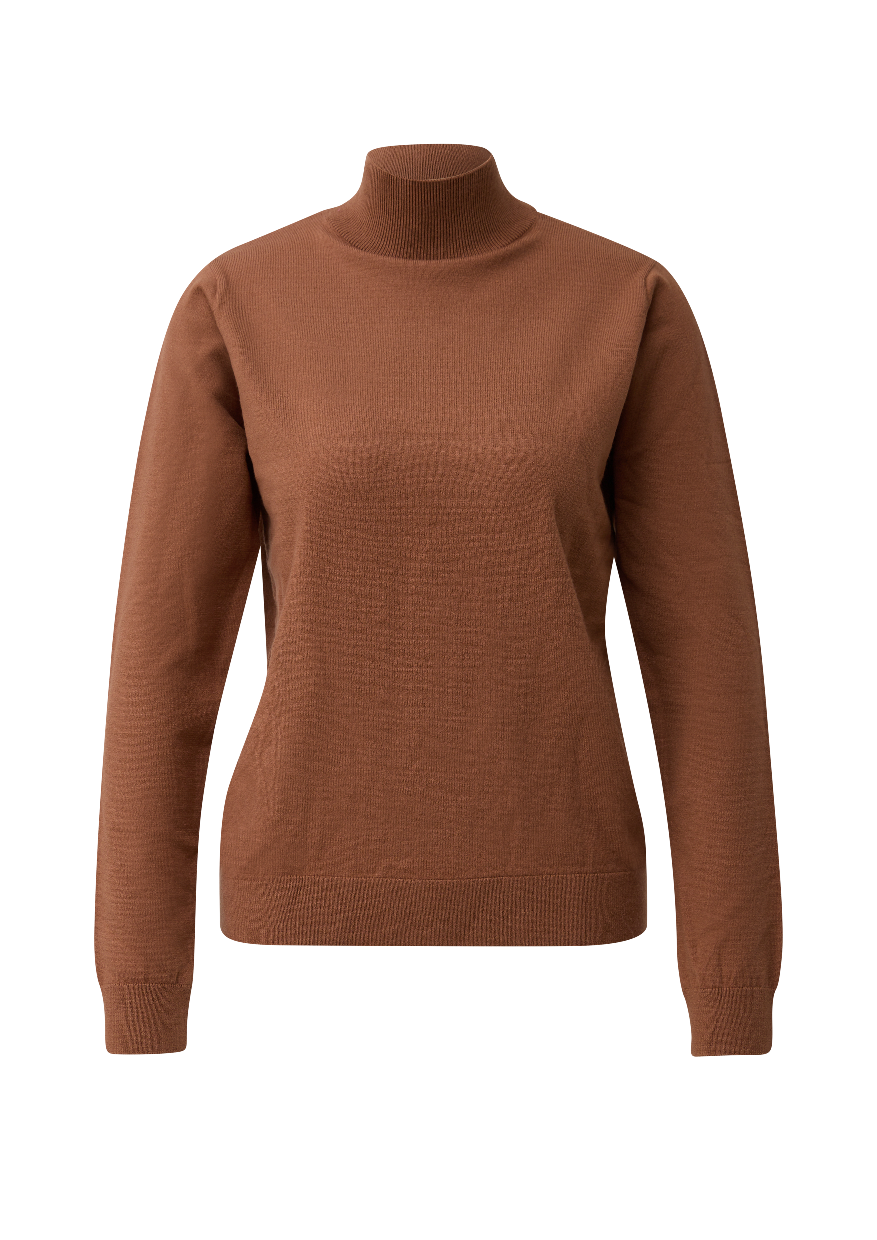 Trui van viscose-mix met opstaande kraag