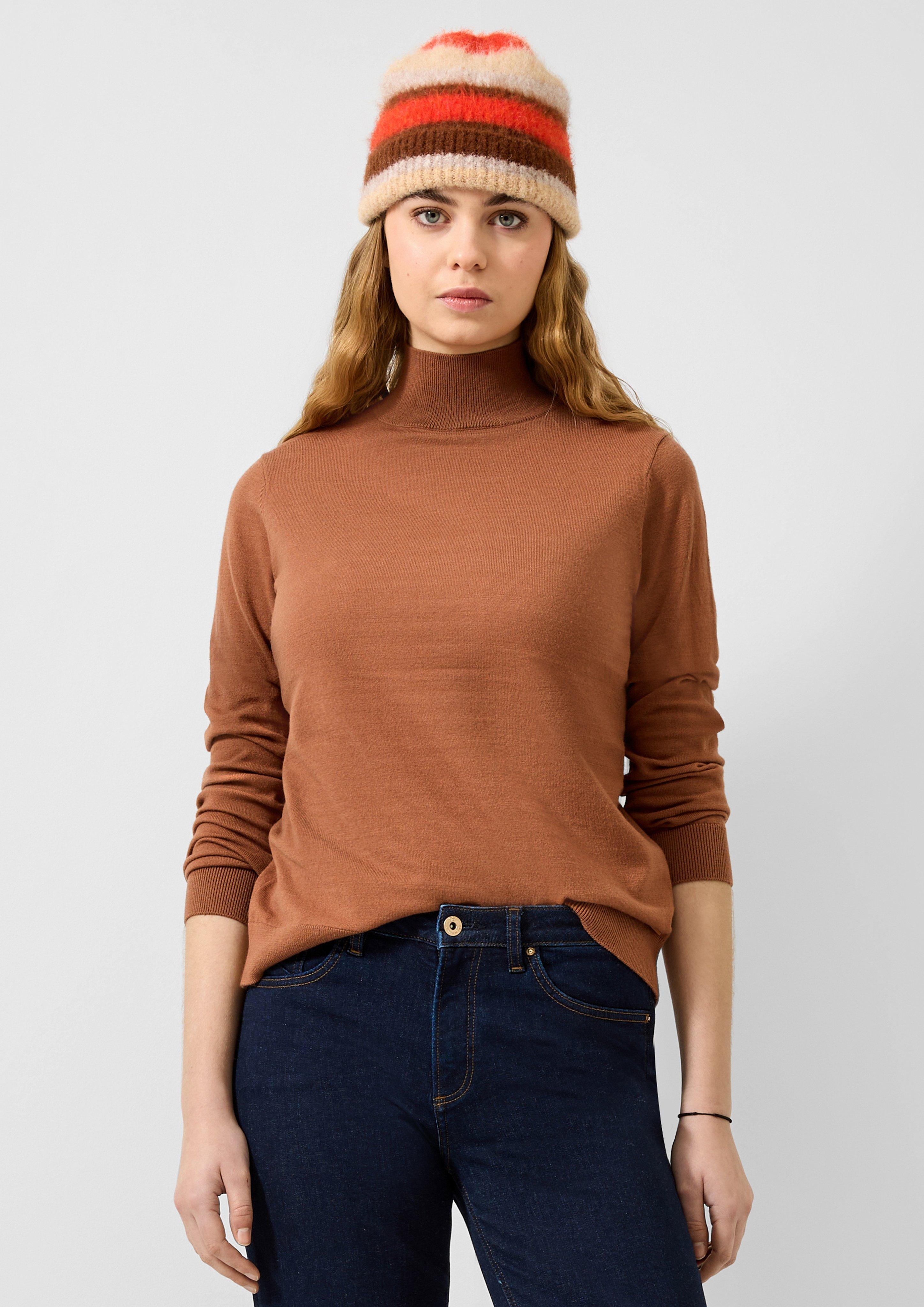 Femmes Pull en maille en brun de QS
