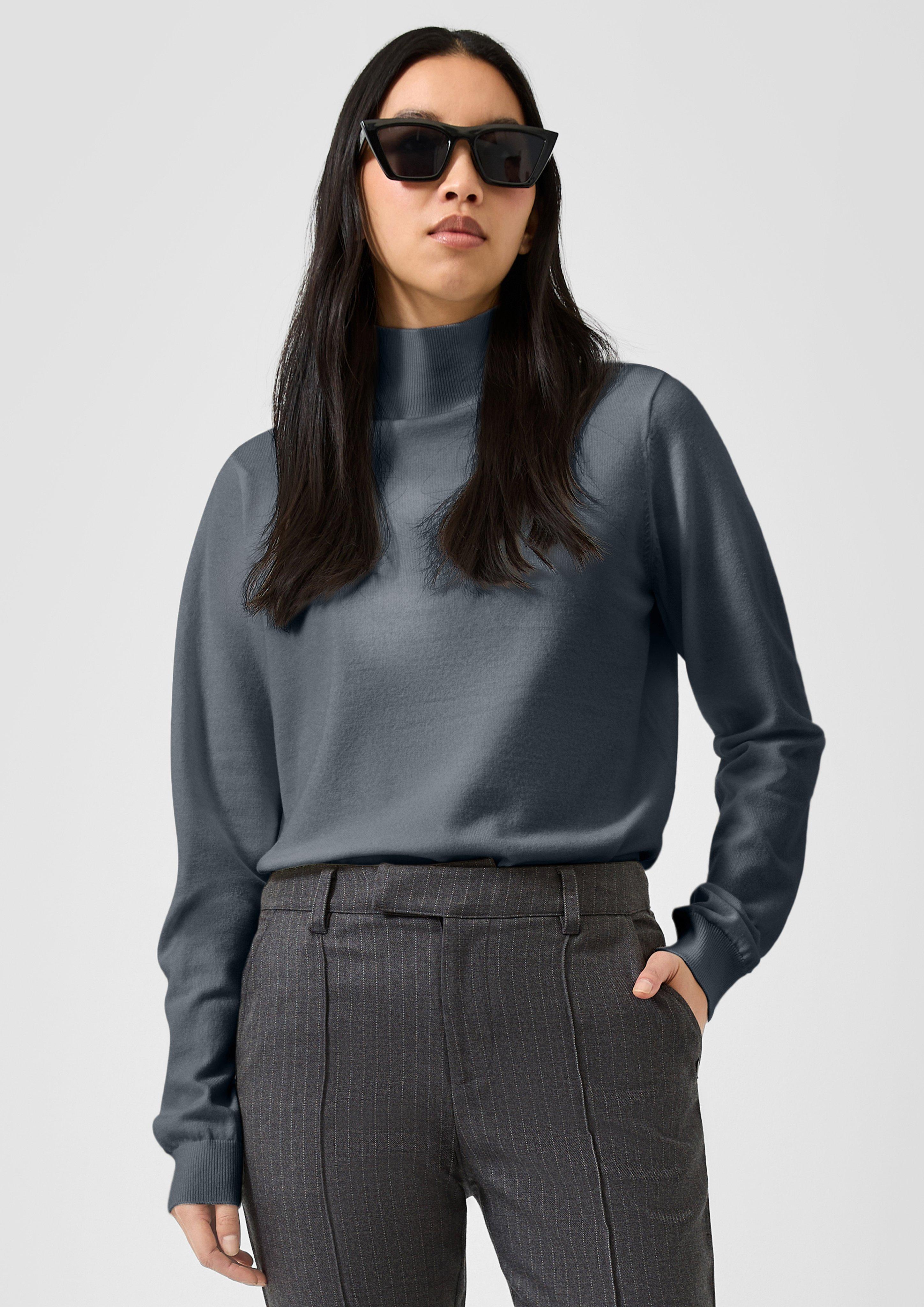 Femmes Pull en maille en gris de QS
