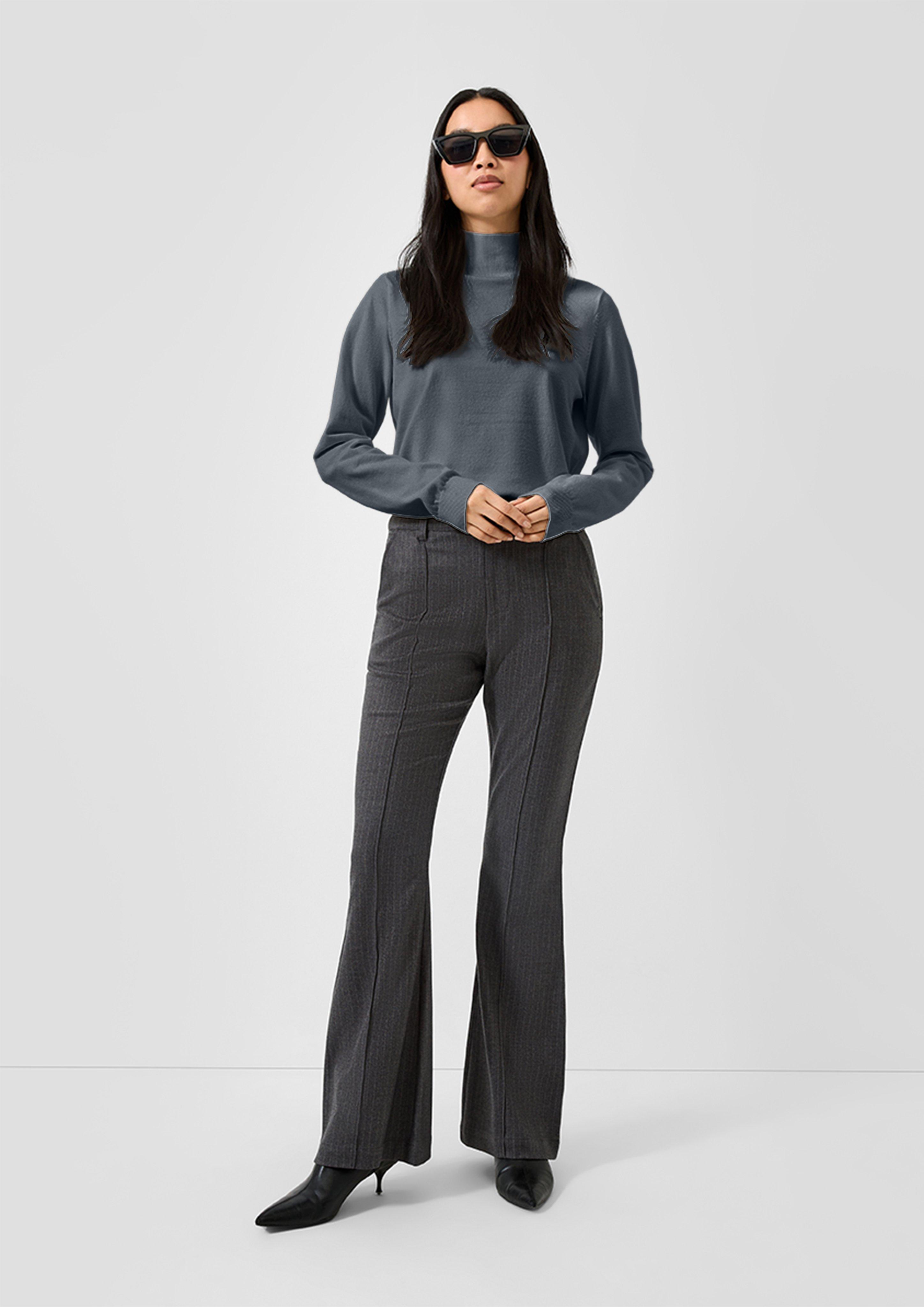 Femmes Pull en maille en gris de QS