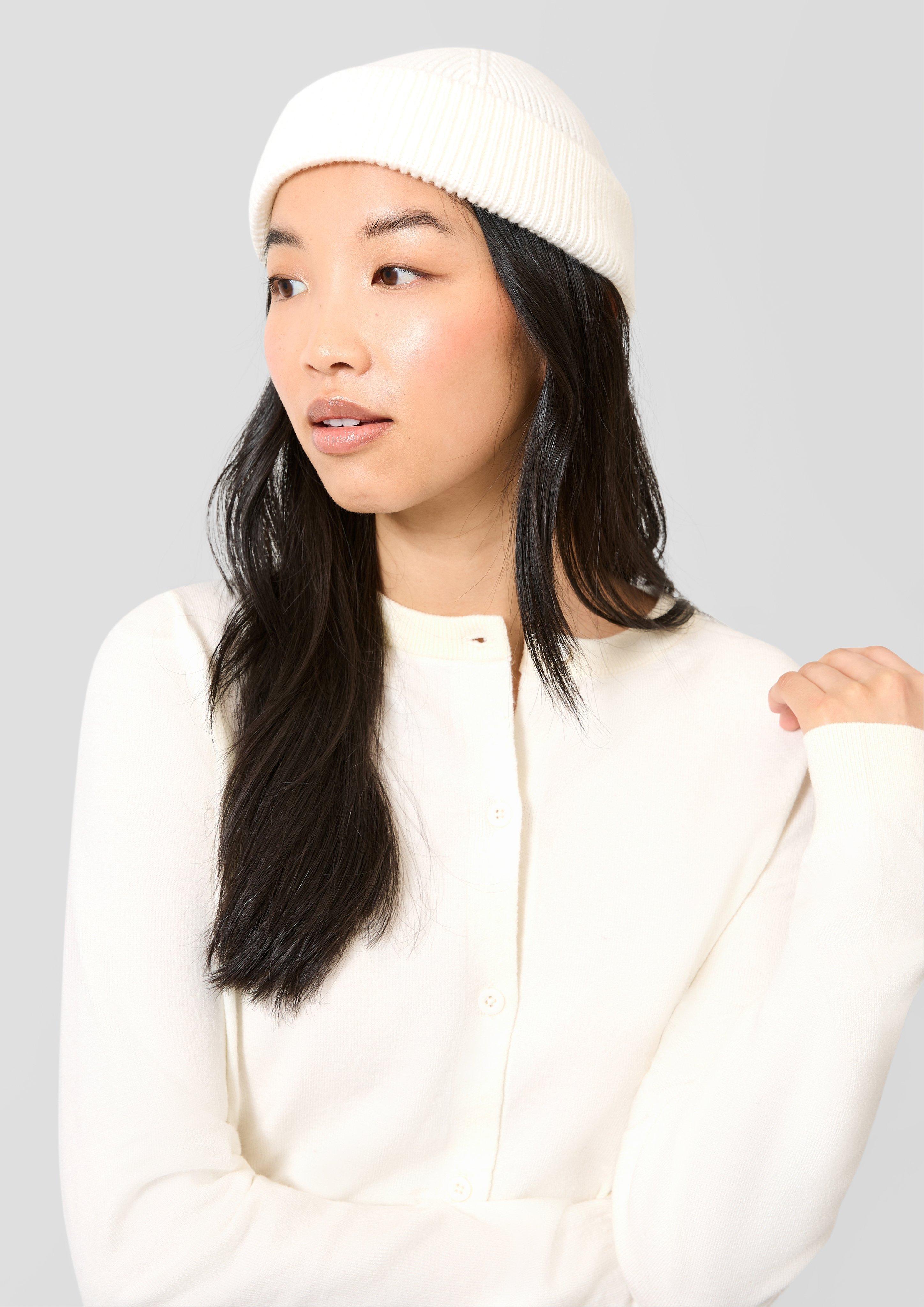 Femmes Cardigan en mélange de viscose | QS x Vanessa Mai en crème de QS
