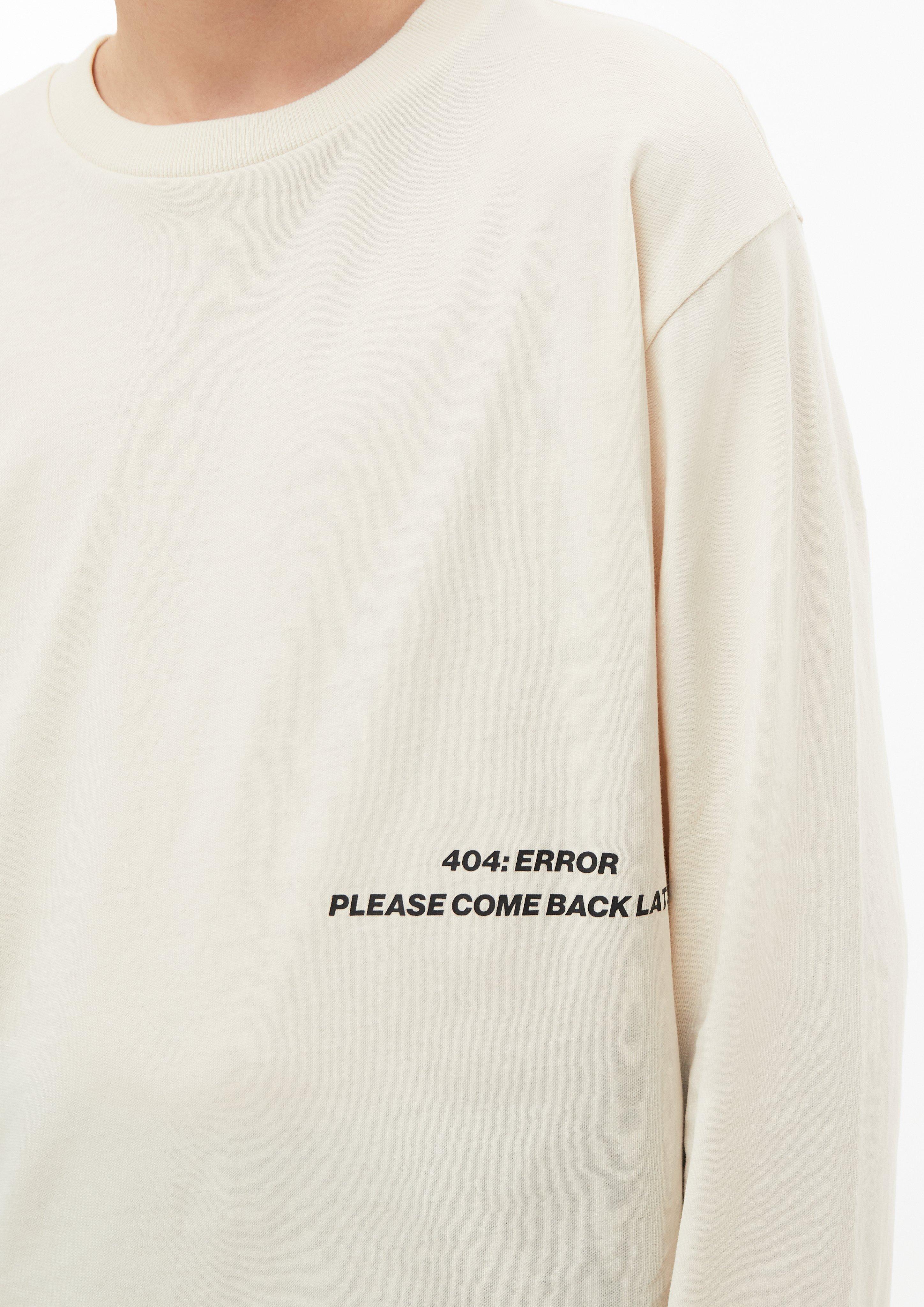 Junior T-shirt met lange mouwen en print in beige van s.Oliver