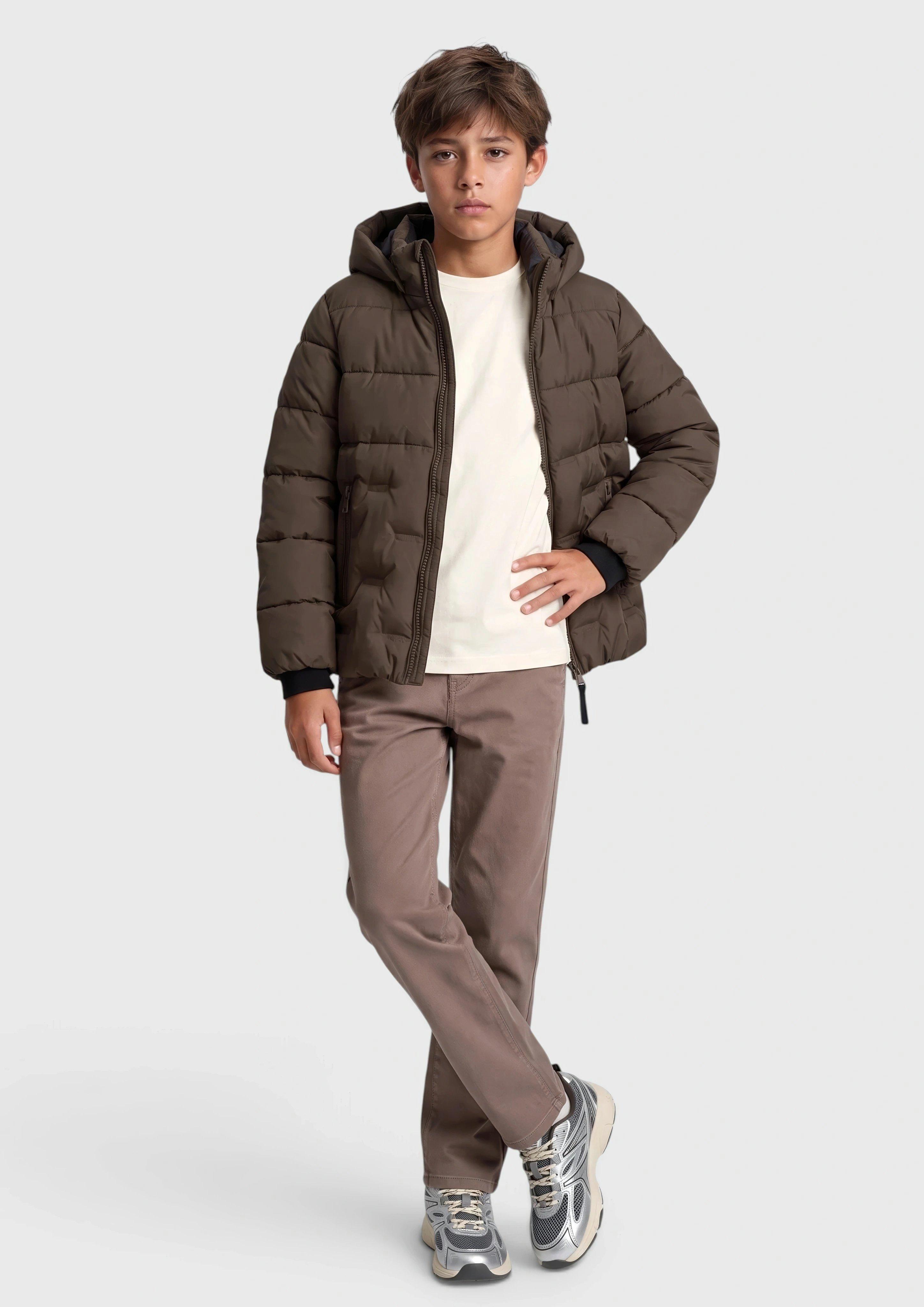 Junior Shirt met lange mouwen en print in beige van s.Oliver