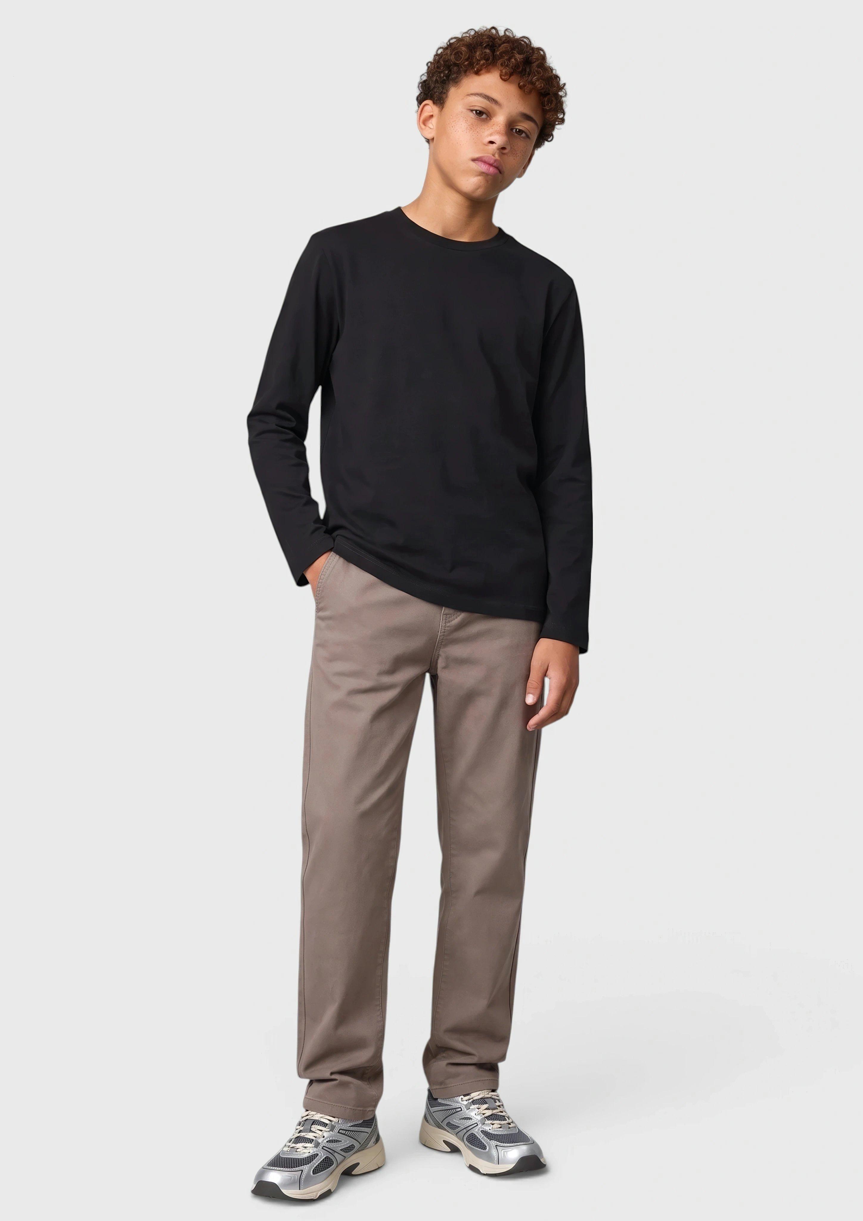 Long-Sleeve T-Shirt with Print in black by s.Oliver