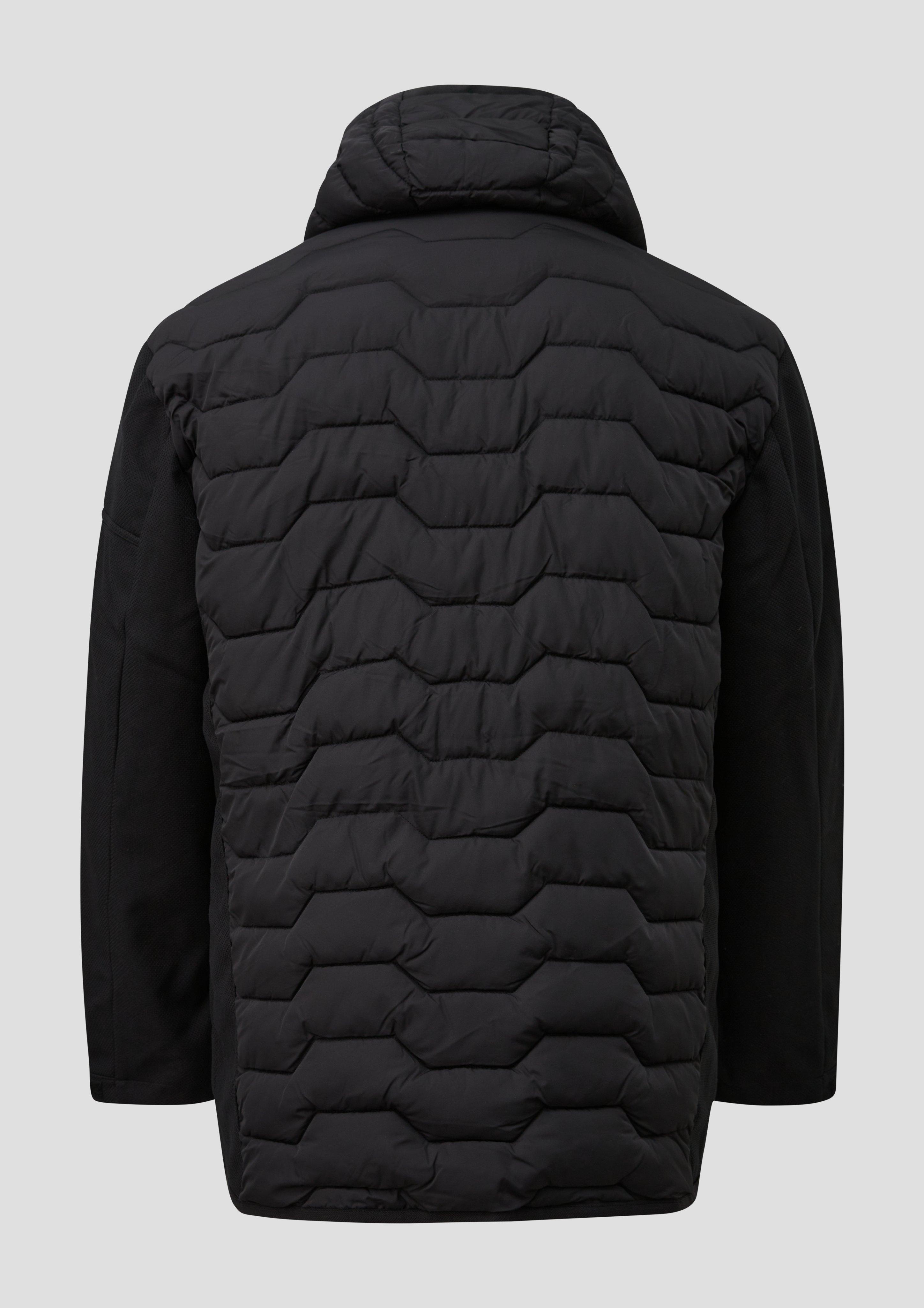 Men Outdoor jacket in black by s.Oliver Men Big Sizes