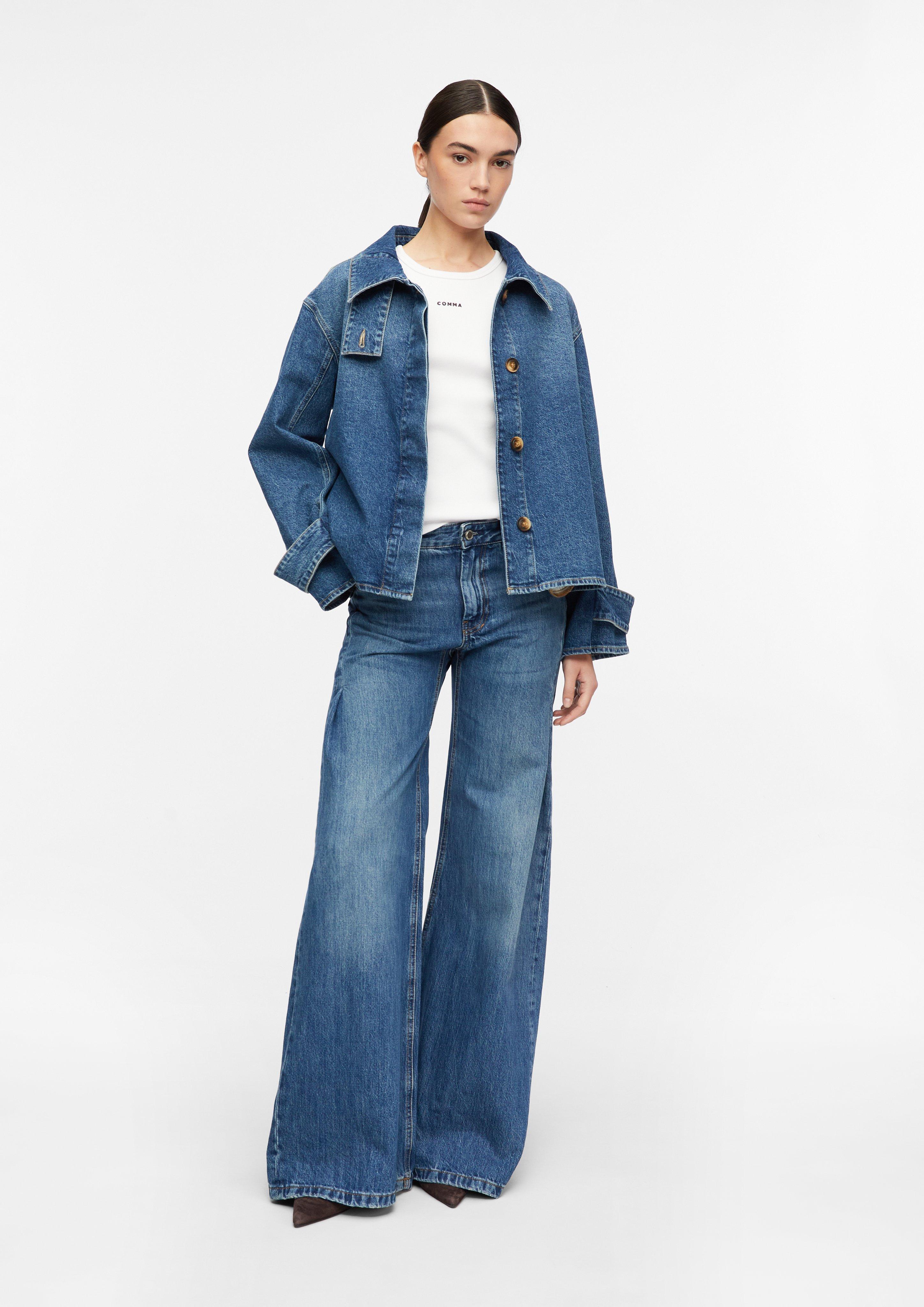 Jeans-Hose in blau von COMMA