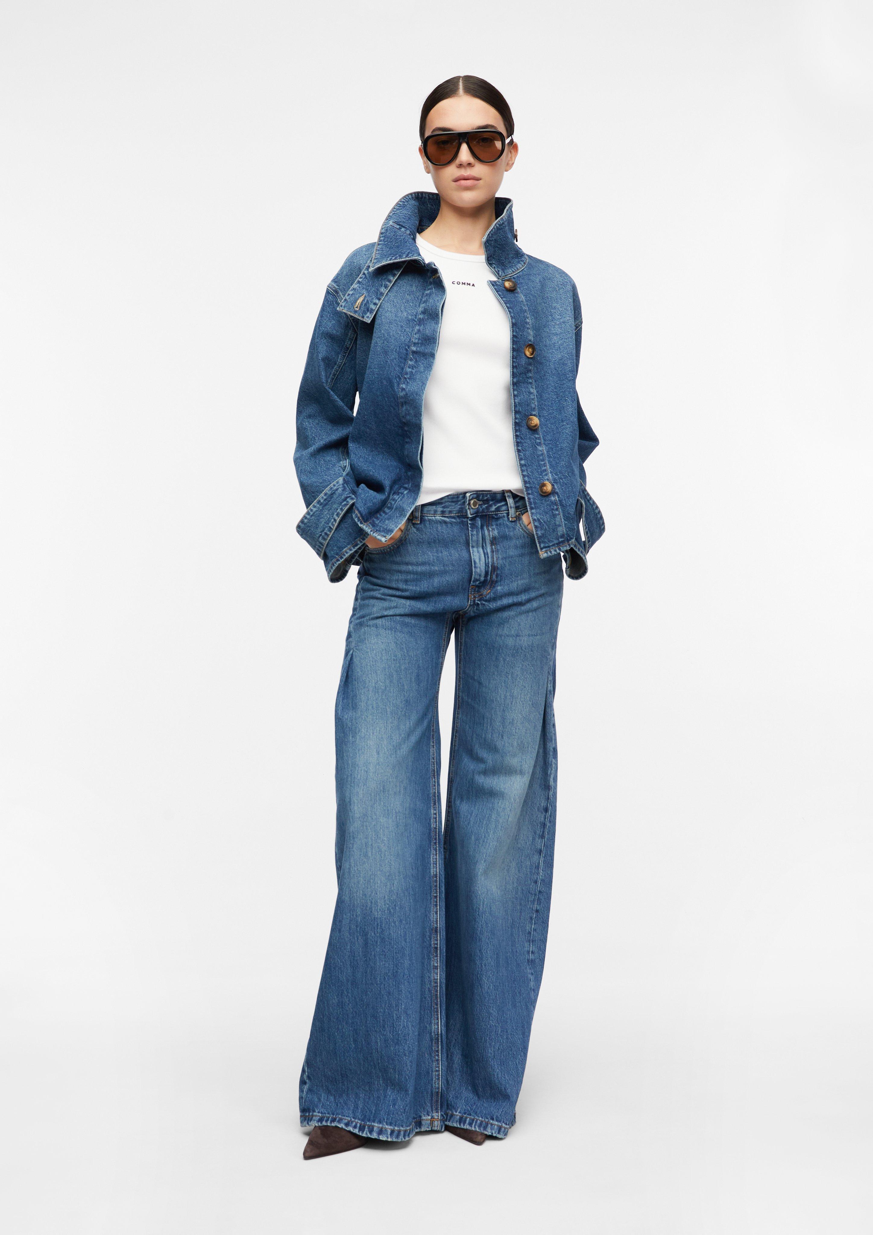 Jeans-Hose in blau von COMMA