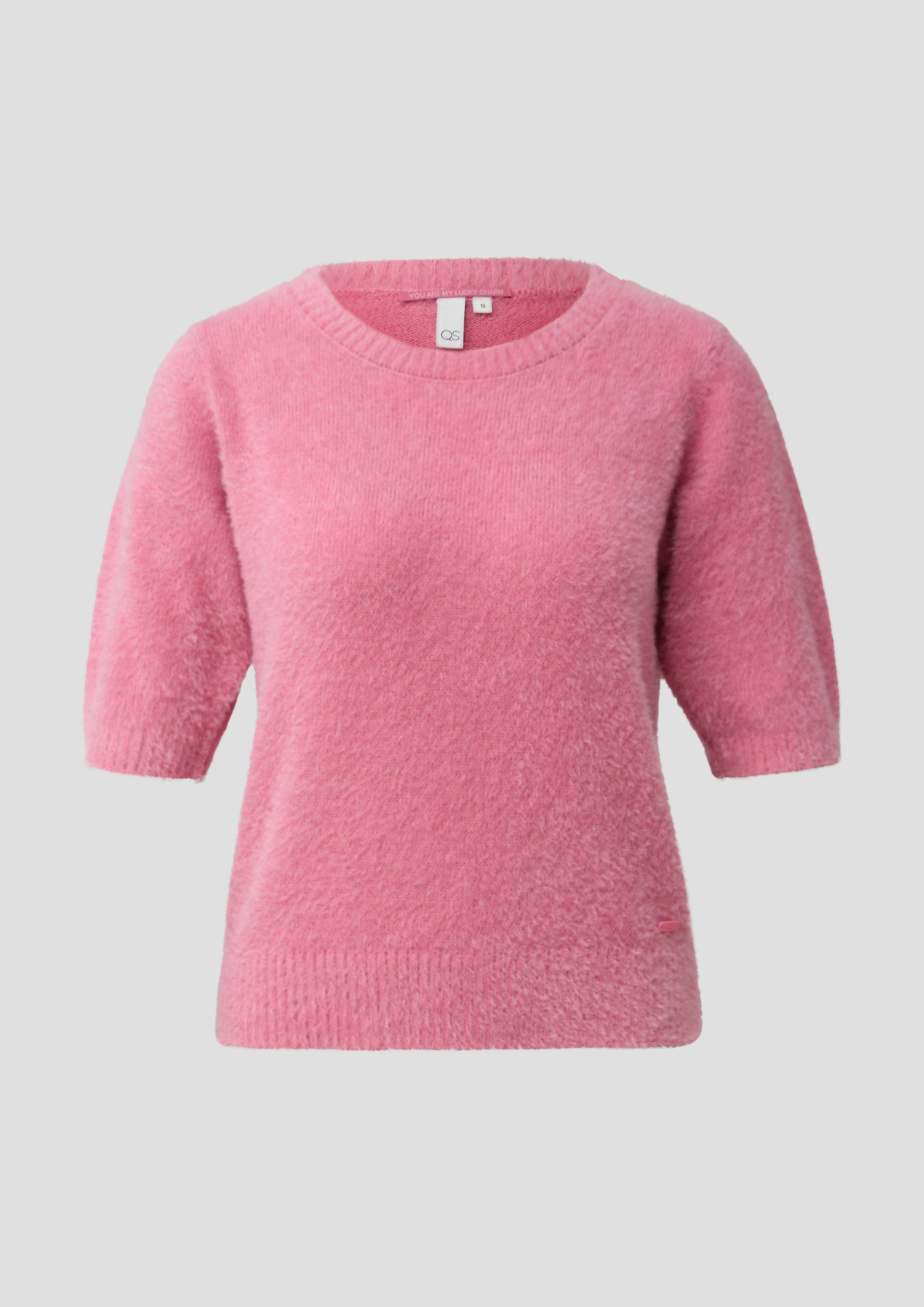 Damen Strickpullover in pink von QS